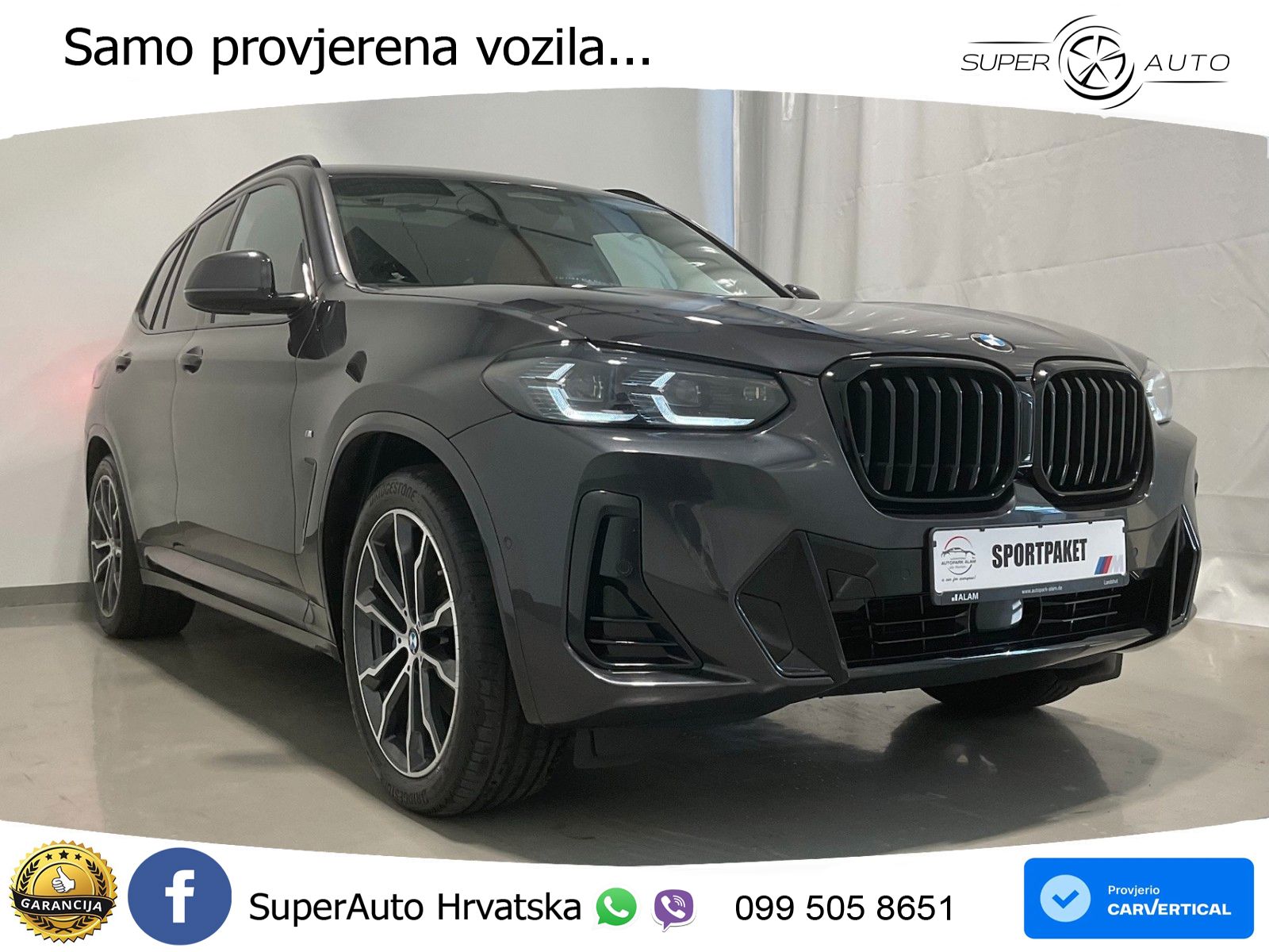 BMW X3 30d xDrive Steptronic M Sport LED+GR SJED+ACC