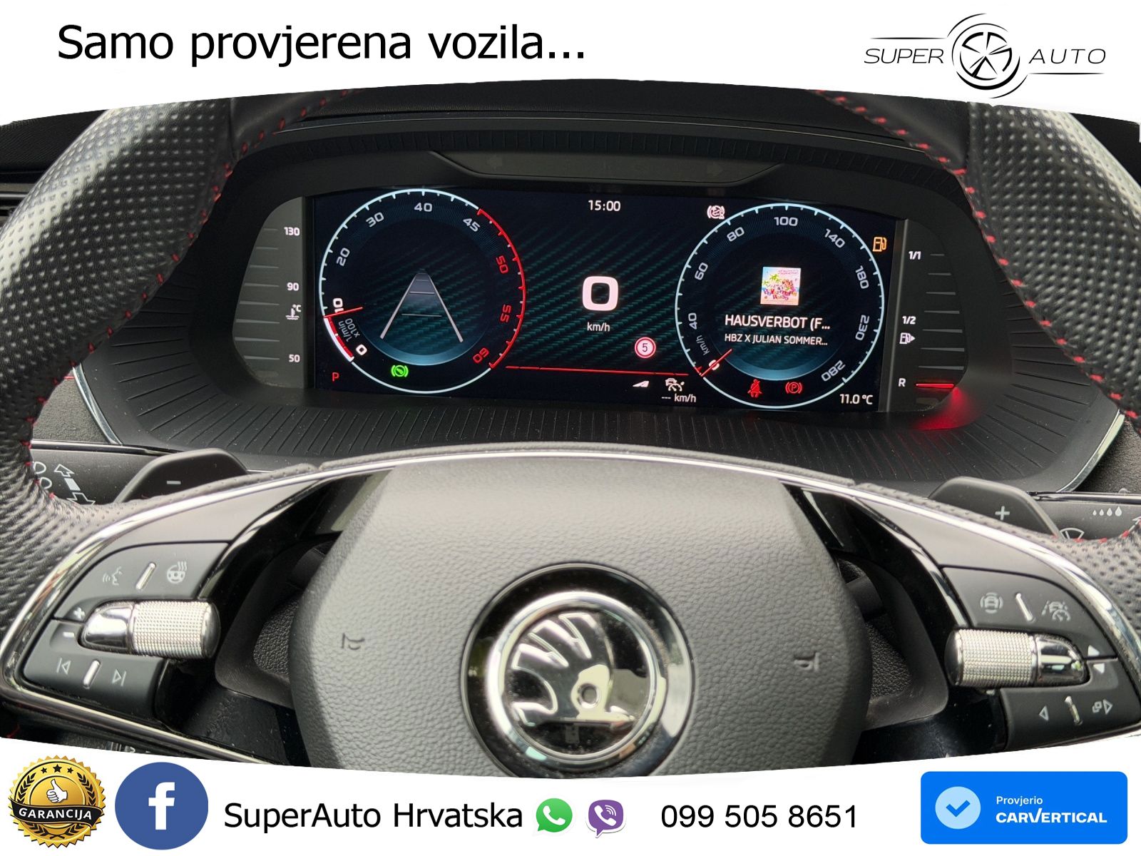 Škoda Octavia Combi RS 2.0 TDI (200 KS) 4x4 DSG LED+GR SJED+ACC