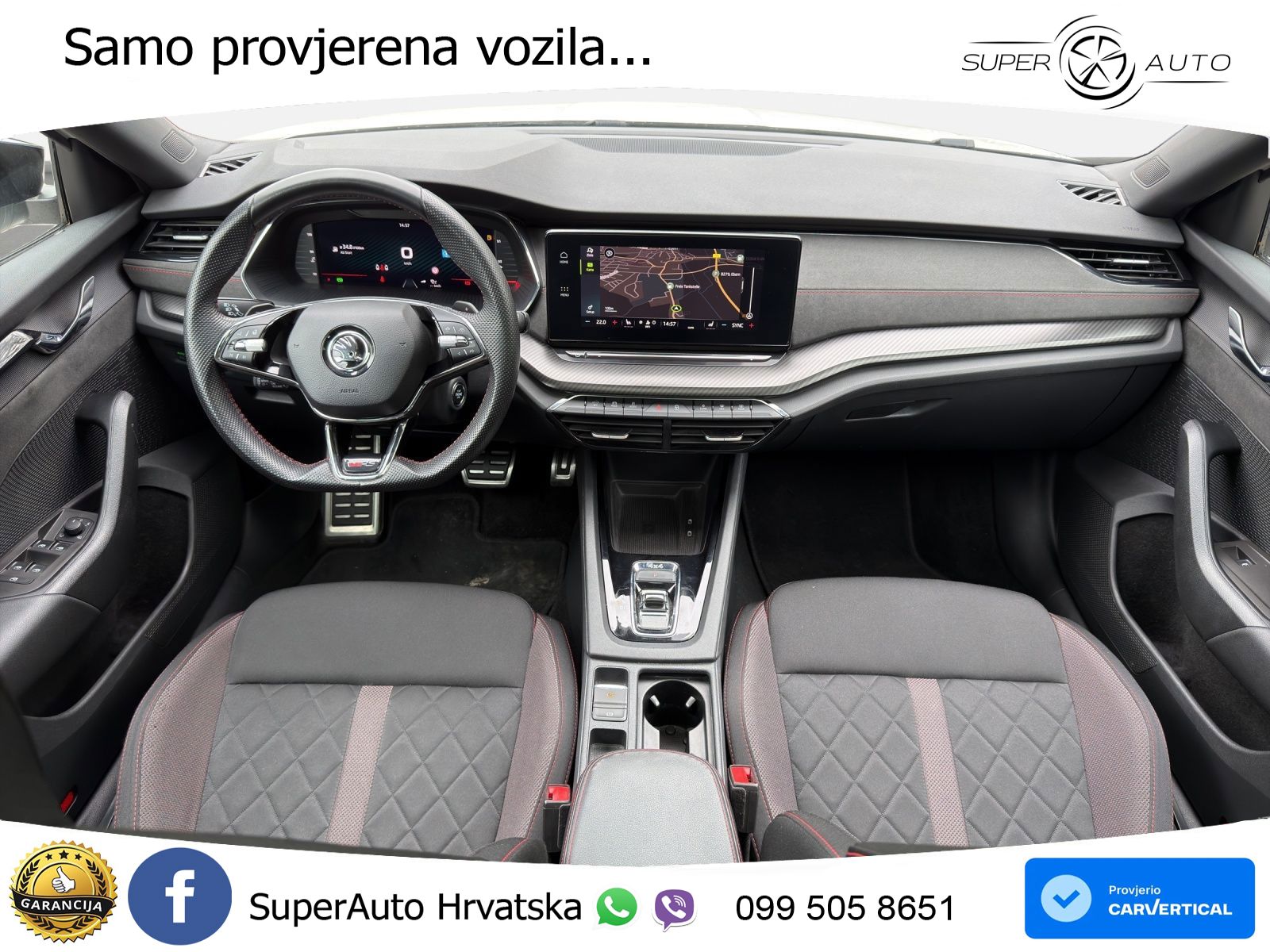 Škoda Octavia Combi RS 2.0 TDI (200 KS) 4x4 DSG LED+GR SJED+ACC