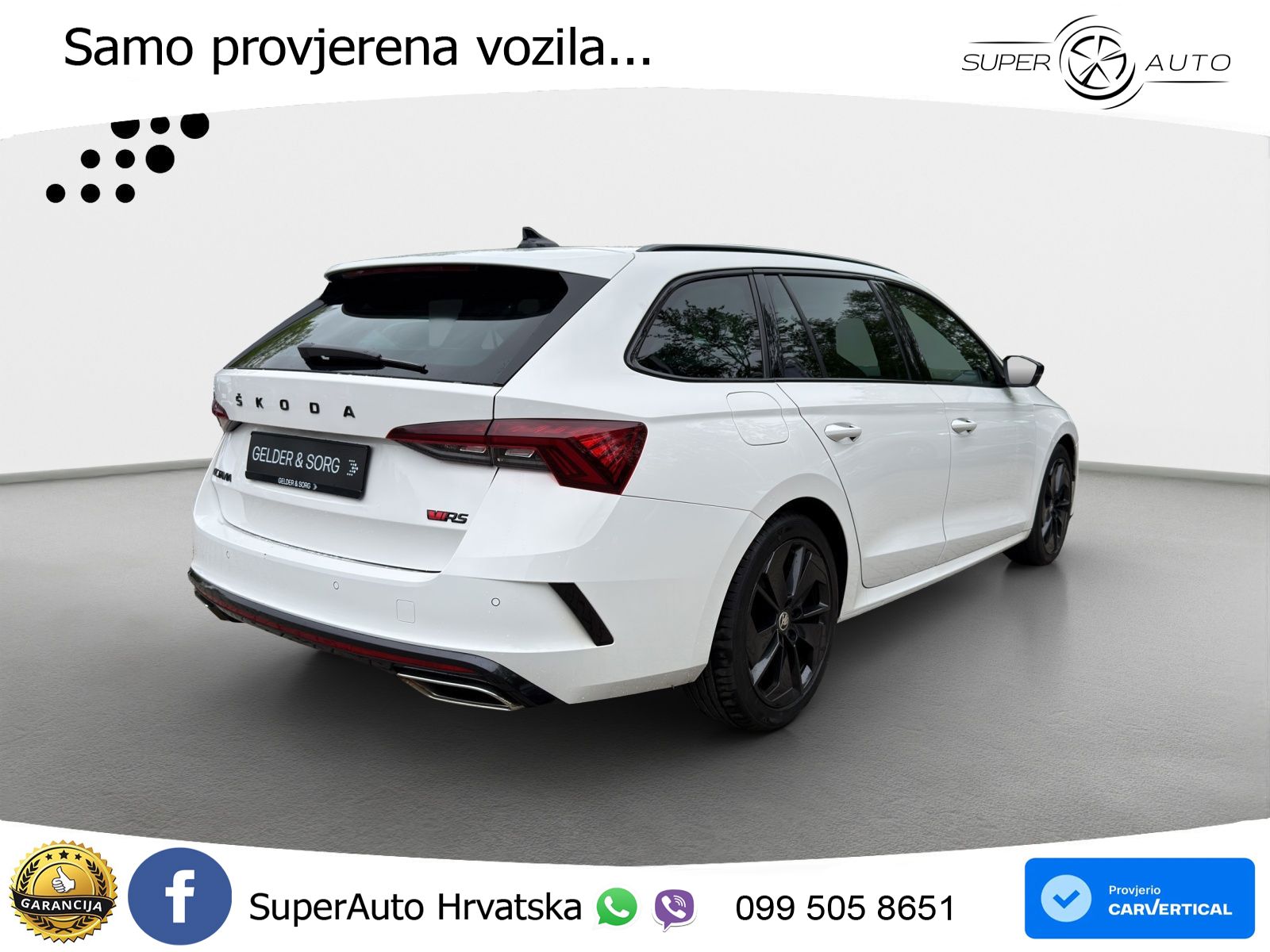 Škoda Octavia Combi RS 2.0 TDI (200 KS) 4x4 DSG LED+GR SJED+ACC