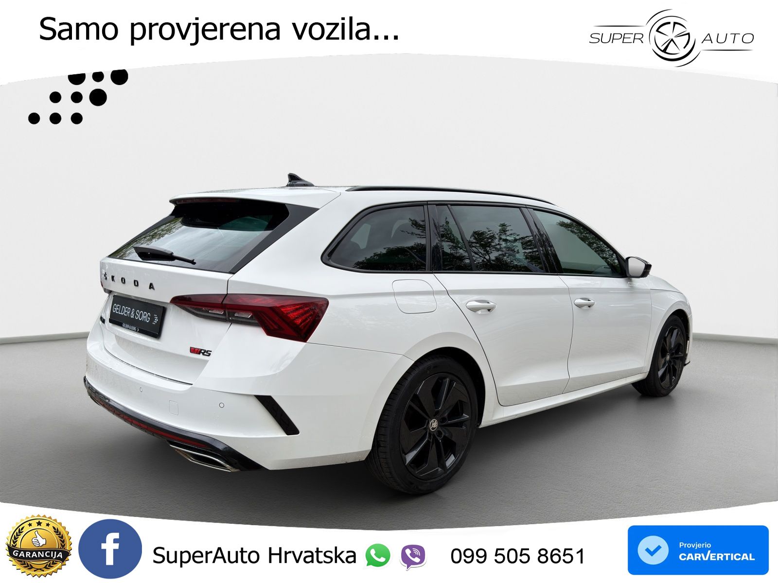 Škoda Octavia Combi RS 2.0 TDI (200 KS) 4x4 DSG LED+GR SJED+ACC