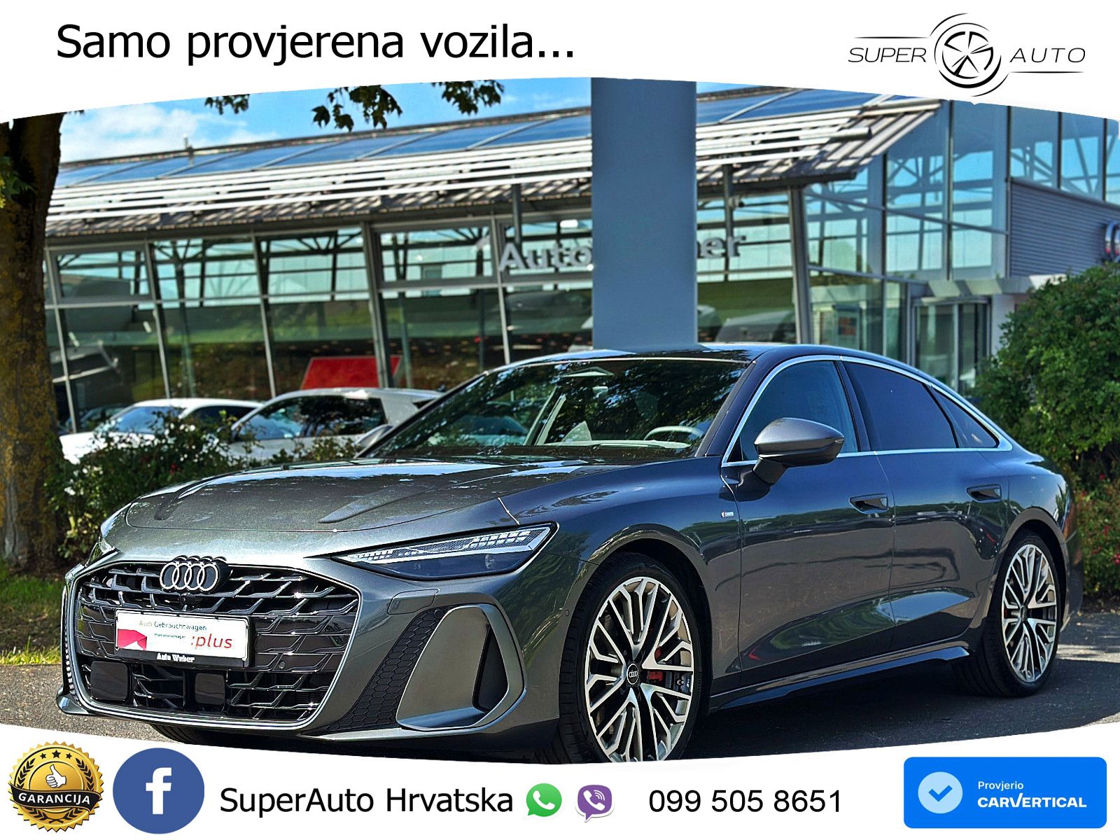 Audi A6 3.0 TFSI V6 (367 KS) quattro S tronic S line LED+GR SJED+ACC