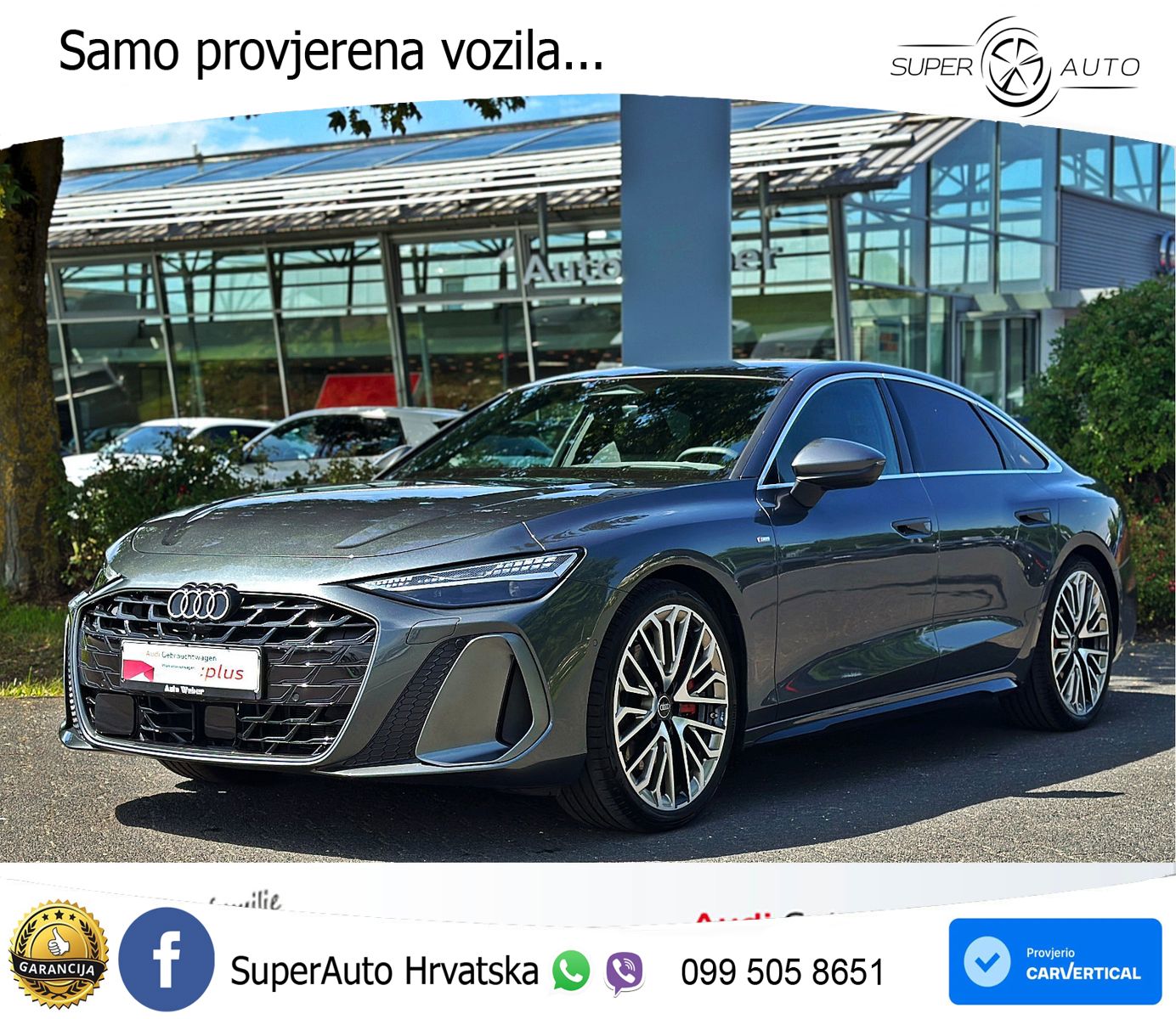 Audi A6 3.0 TFSI V6 (367 KS) quattro S tronic S line LED+GR SJED+ACC