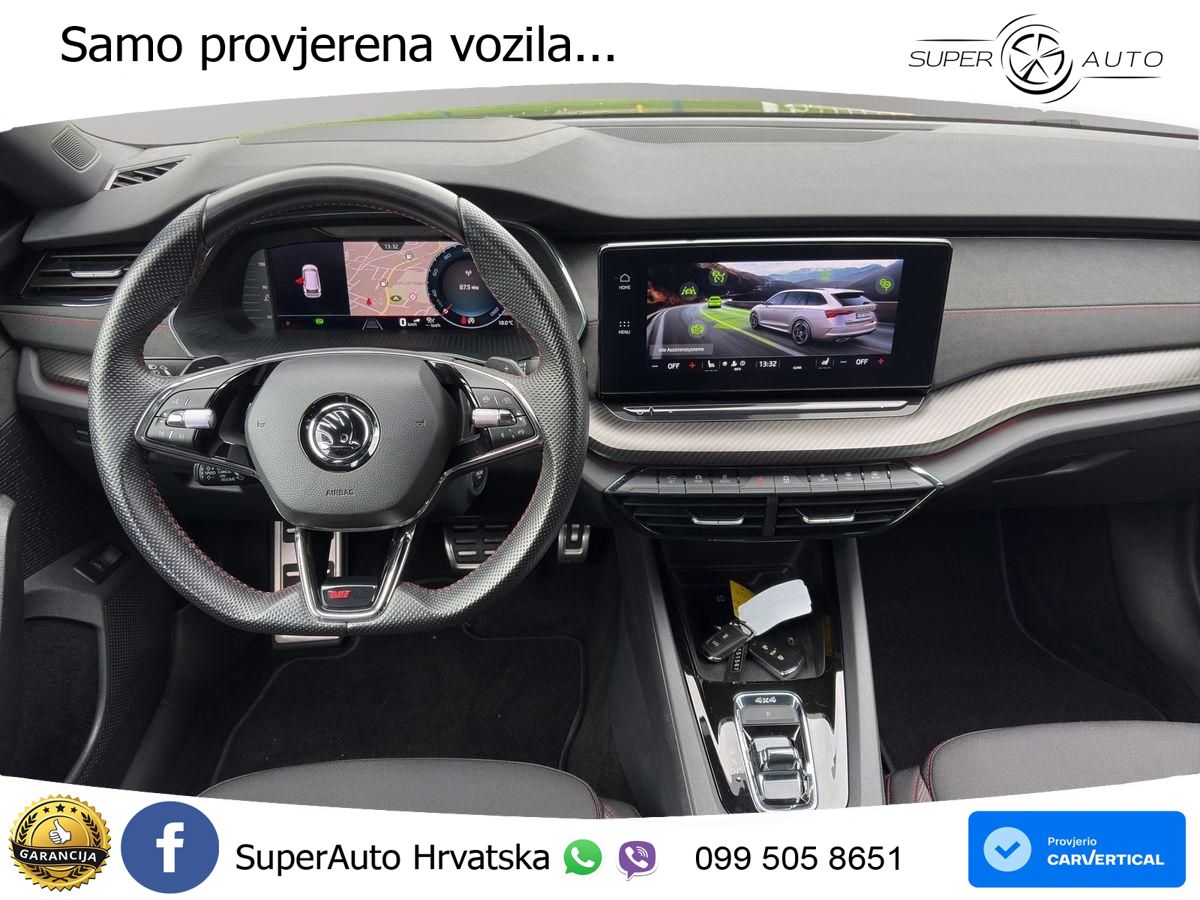 Škoda Octavia Combi RS 2.0 TDI (200 KS) 4x4 DSG LED+GR SJED+ACC