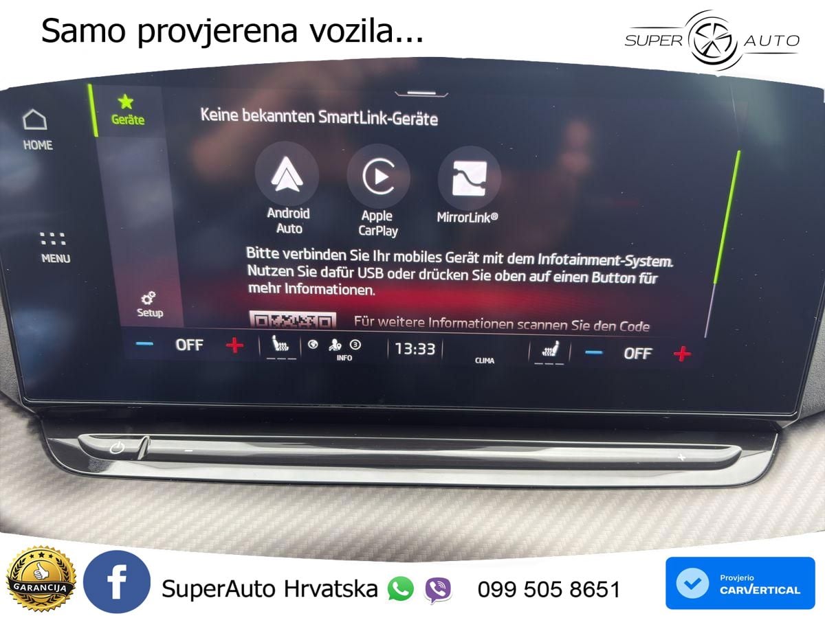 Škoda Octavia Combi RS 2.0 TDI (200 KS) 4x4 DSG LED+GR SJED+ACC