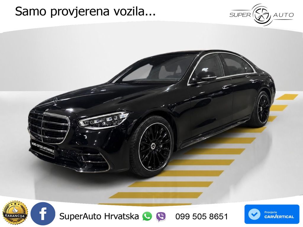 Mercedes S 500 (449 KS) EQ Boost 4MATIC 9G-TRONIC AMG ACC+HEAD+4xGR SJED+360+PANO