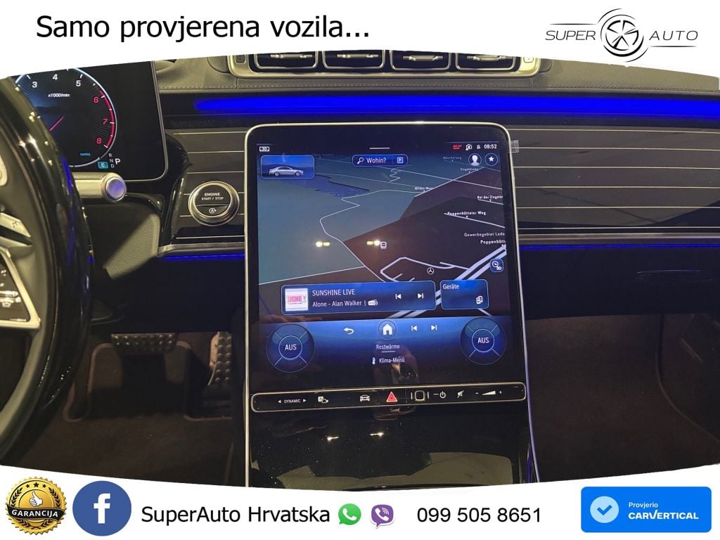 Mercedes S 500 (449 KS) EQ Boost 4MATIC 9G-TRONIC AMG ACC+HEAD+4xGR SJED+360+PANO