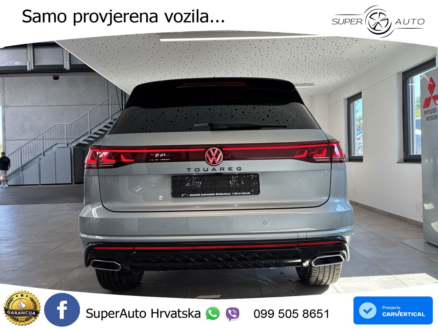 Volkswagen Touareg 3.0 V6 TDI (286 KS) 4MOTION Tiptronic ZRAČNI+ACC+GR SJED+KAM+PANO