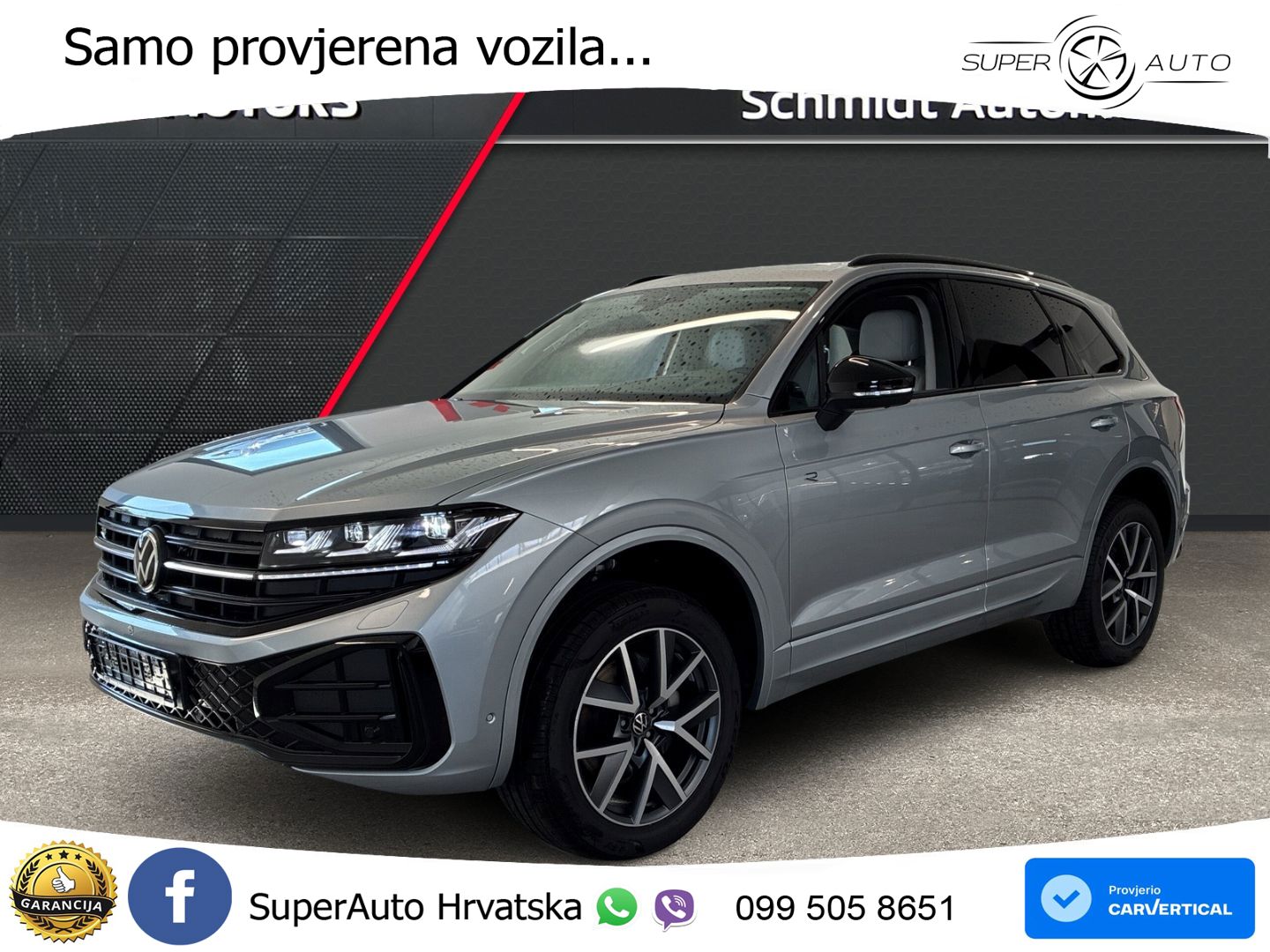 Volkswagen Touareg 3.0 V6 TDI (286 KS) 4MOTION Tiptronic ZRAČNI+ACC+GR SJED+KAM+PANO
