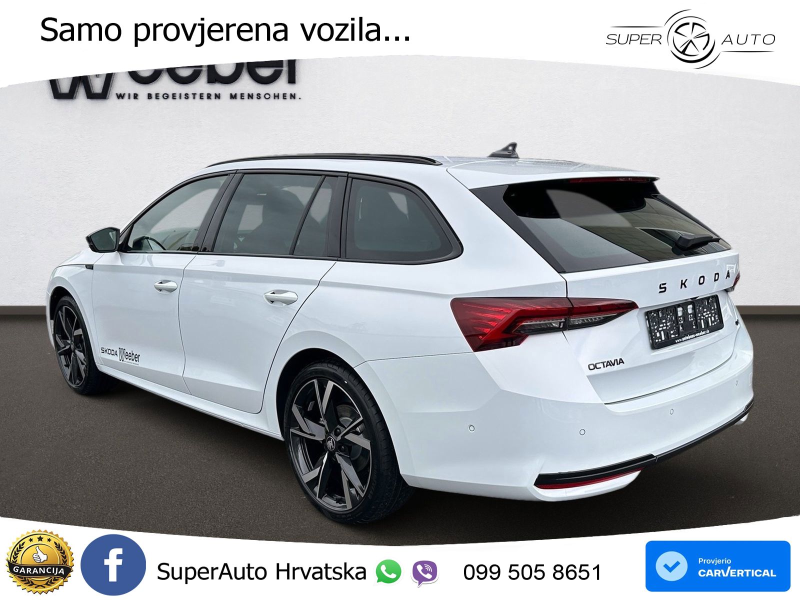 Škoda Octavia Combi 2.0 TSI (204 KS) 4x4 DSG SportLine LED+GR SJED+ACC