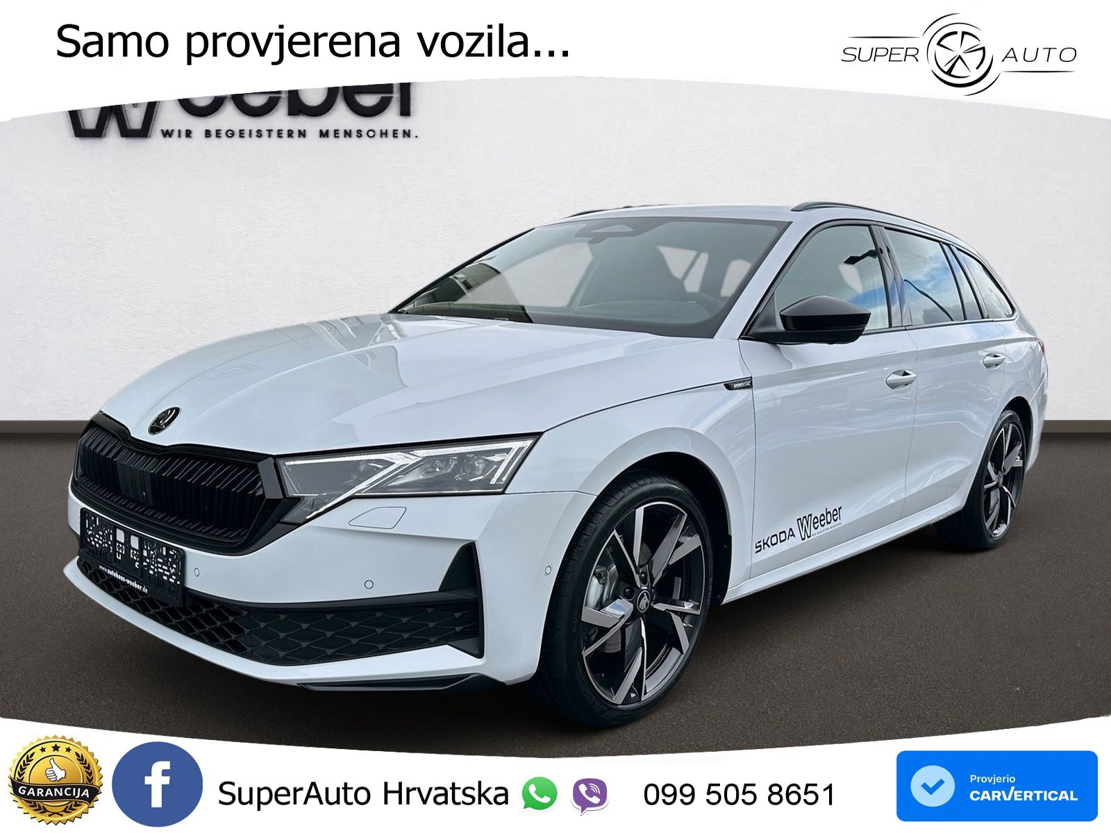 Škoda Octavia Combi 2.0 TSI (204 KS) 4x4 DSG SportLine LED+GR SJED+ACC