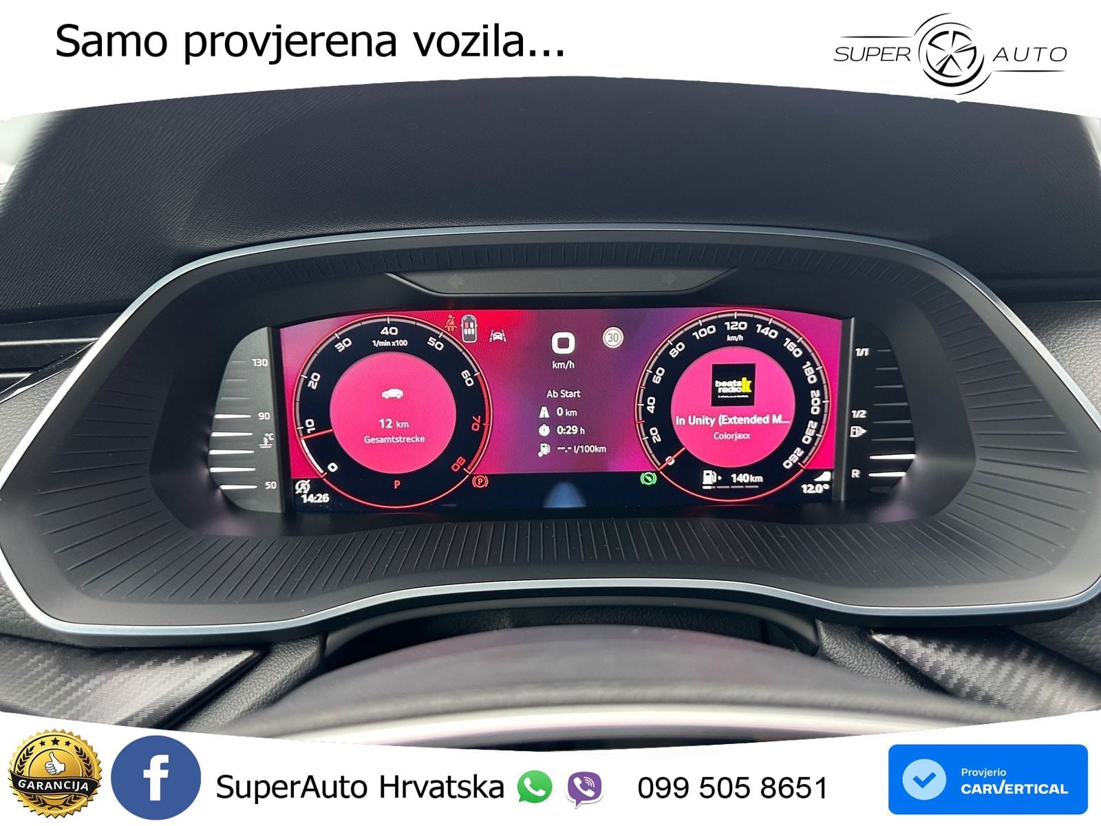 Škoda Octavia Combi 2.0 TSI (204 KS) 4x4 DSG SportLine LED+GR SJED+ACC