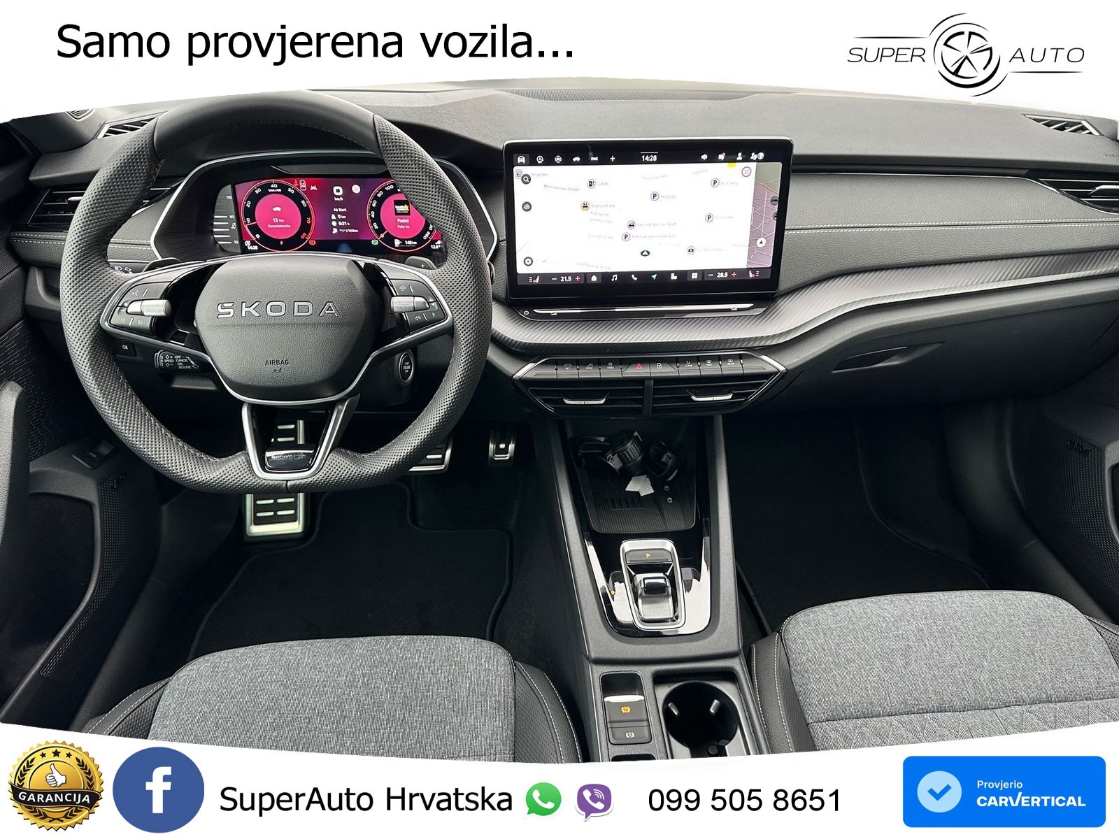 Škoda Octavia Combi 2.0 TSI (204 KS) 4x4 DSG SportLine LED+GR SJED+ACC