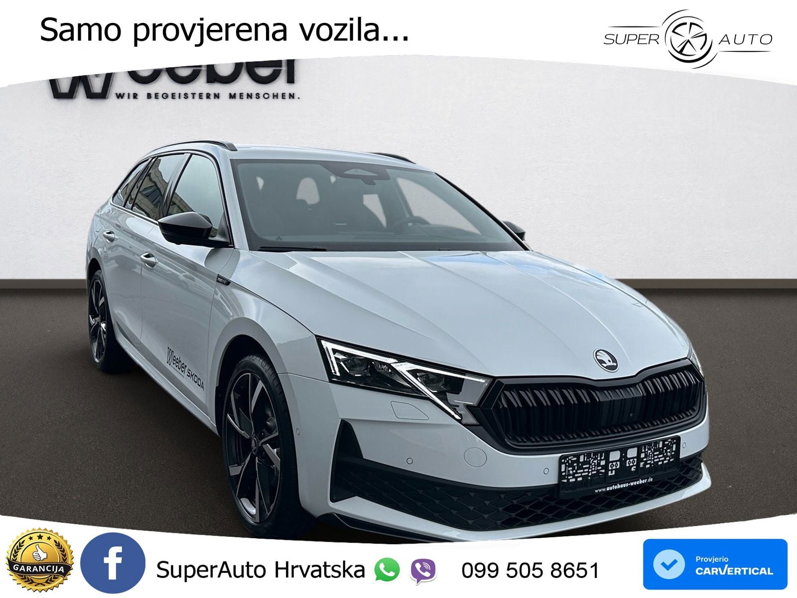 Škoda Octavia Combi 2.0 TSI (204 KS) 4x4 DSG SportLine LED+GR SJED+ACC