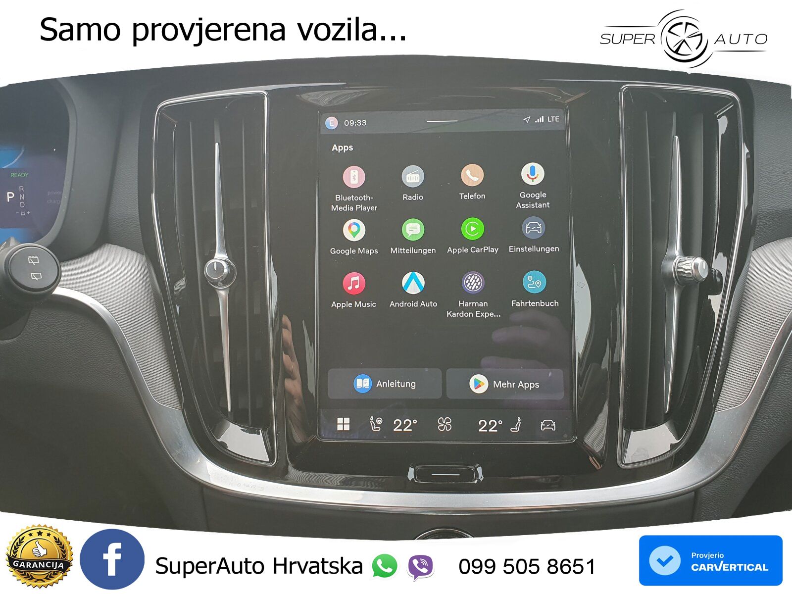 Volvo V60 2.0 T6 AWD Geartronic LED+GR SJED+ACC