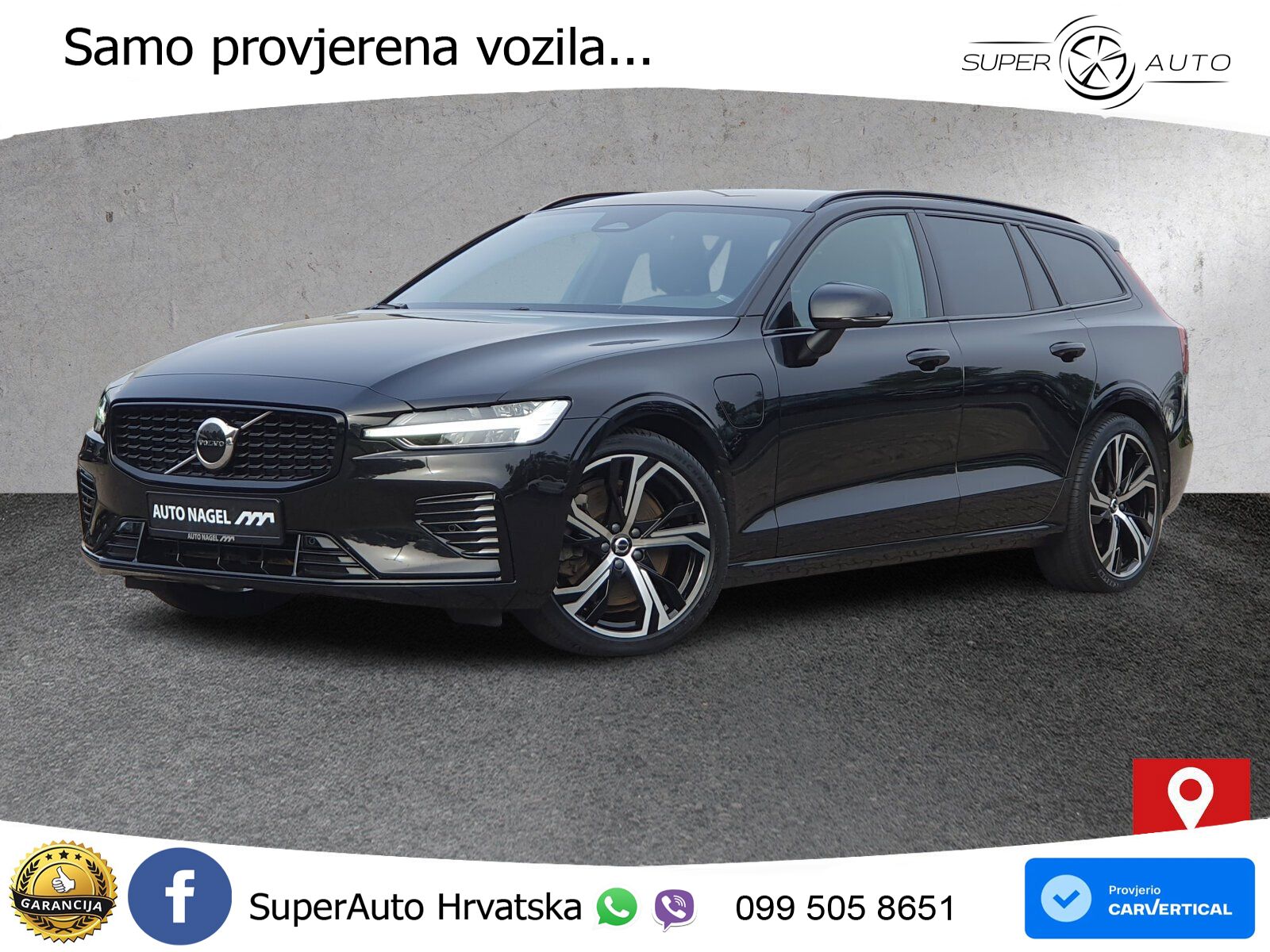Volvo V60 2.0 T6 AWD Geartronic LED+GR SJED+ACC