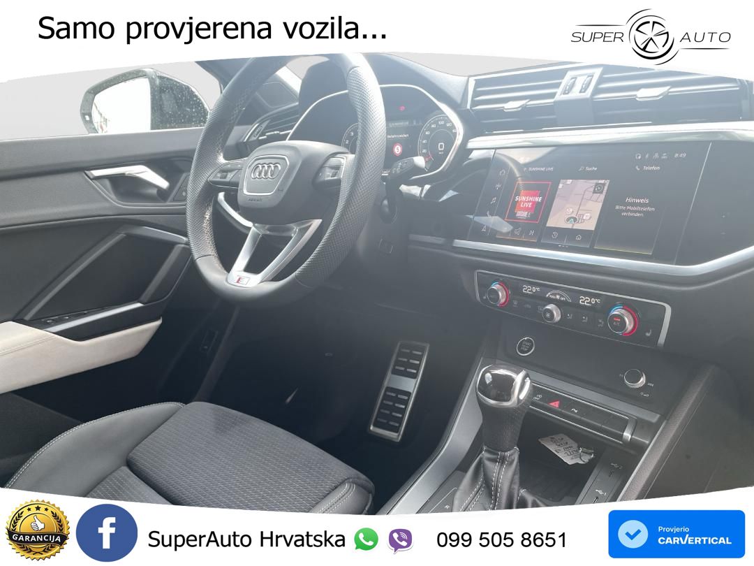 Audi Q3 II Sportback 35 TFSI (150 KS) S tronic S line LED+GR SJED+ACC