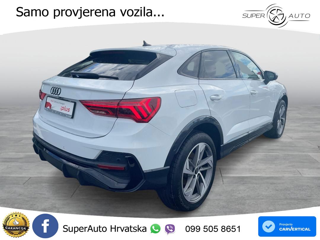 Audi Q3 II Sportback 35 TFSI (150 KS) S tronic S line LED+GR SJED+ACC