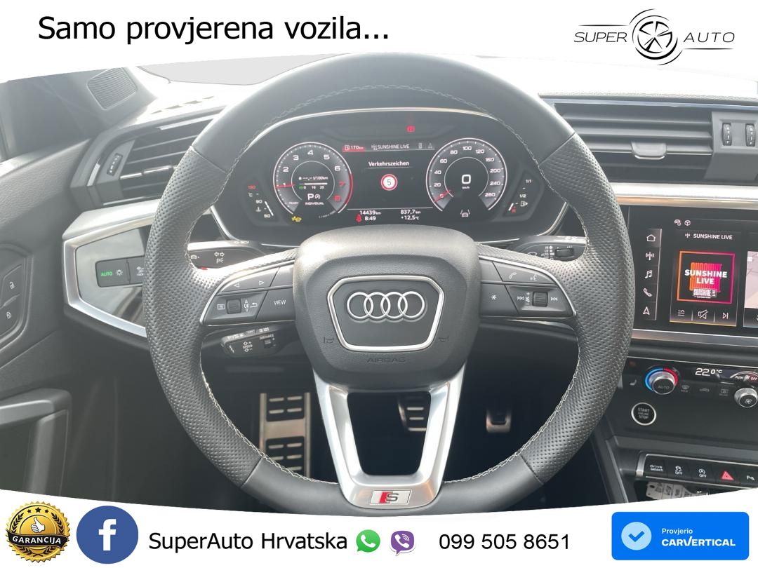 Audi Q3 II Sportback 35 TFSI (150 KS) S tronic S line LED+GR SJED+ACC