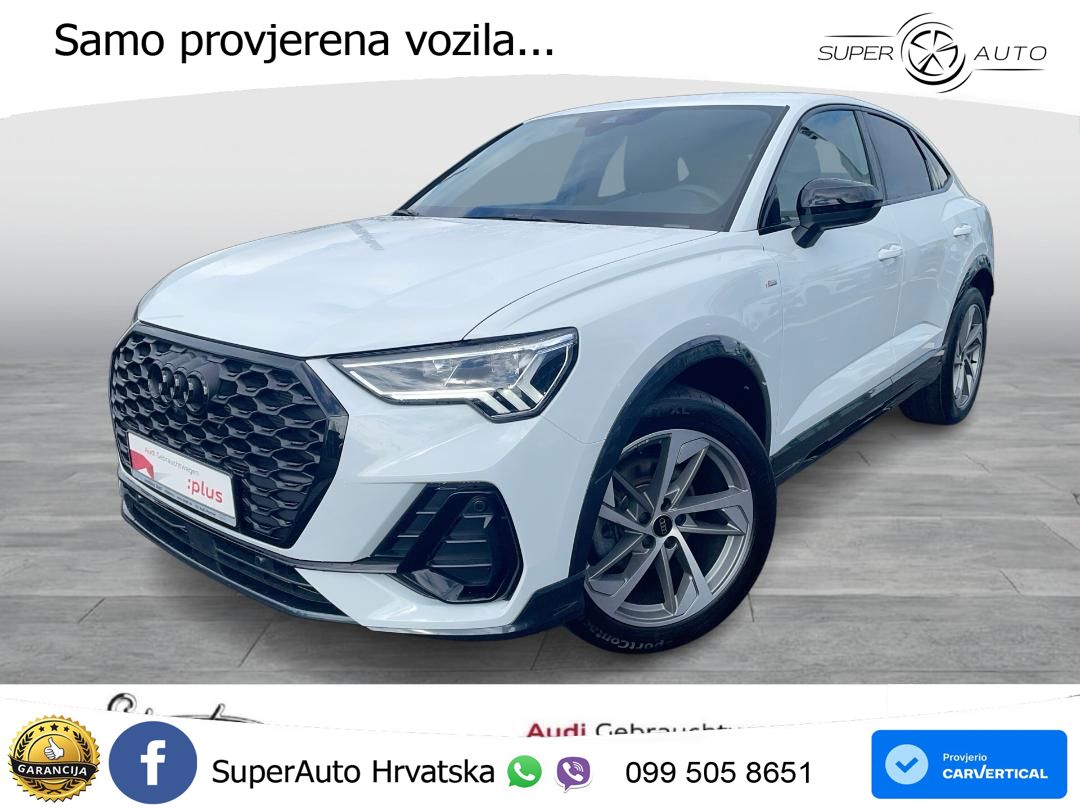 Audi Q3 II Sportback 35 TFSI (150 KS) S tronic S line LED+GR SJED+ACC