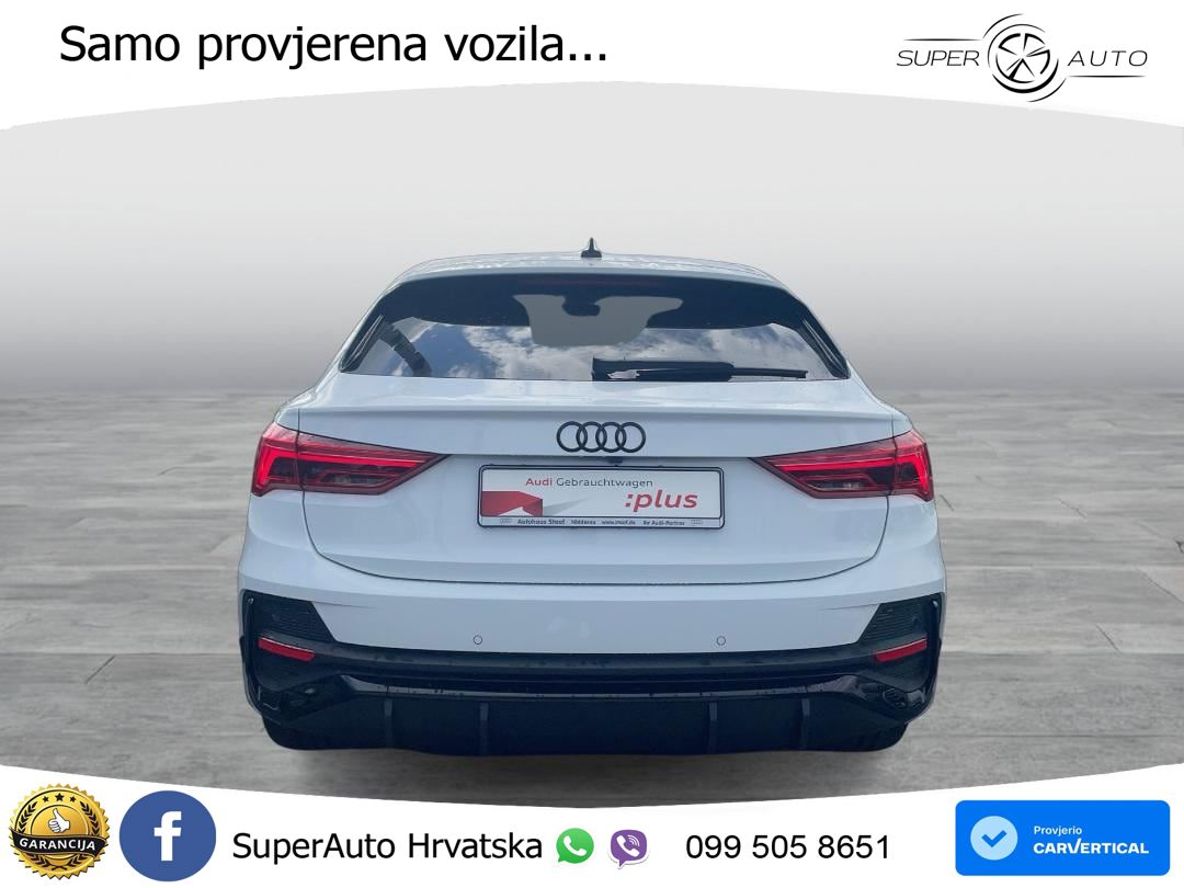 Audi Q3 II Sportback 35 TFSI (150 KS) S tronic S line LED+GR SJED+ACC