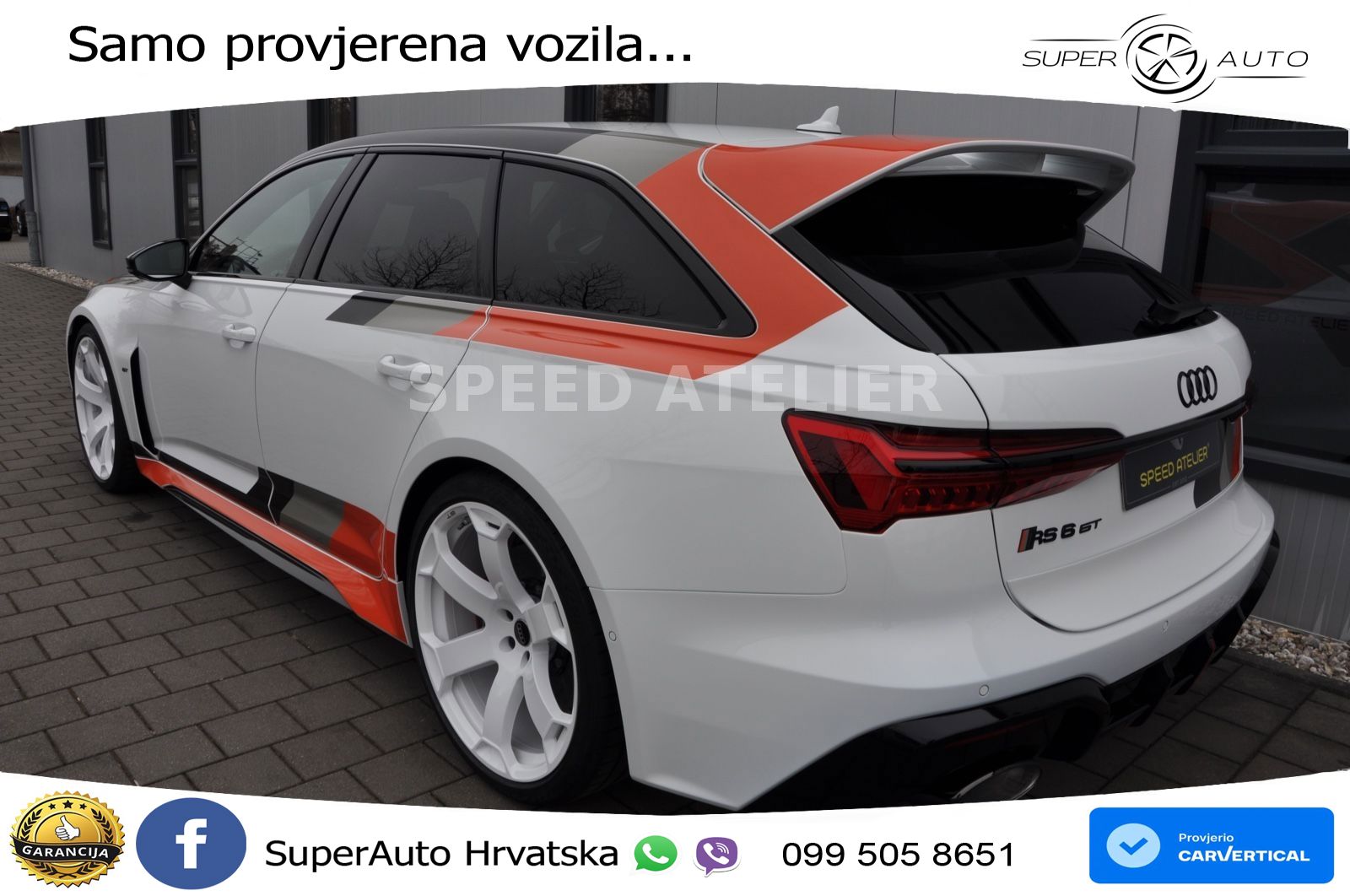 Audi RS6 Avant GT 4.0 TFSI V8 (630 KS) quattro tiptronic LED+GR SJED+ACC
