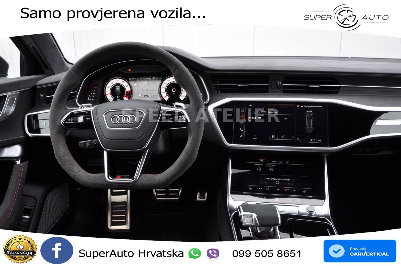 Audi RS6 Avant GT 4.0 TFSI V8 (630 KS) quattro tiptronic LED+GR SJED+ACC