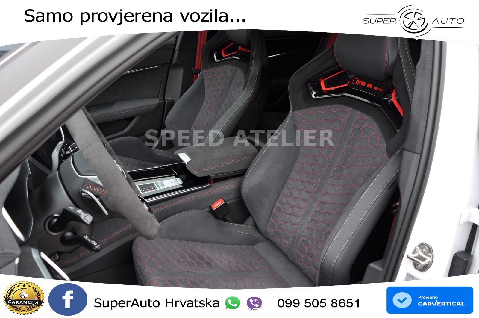 Audi RS6 Avant GT 4.0 TFSI V8 (630 KS) quattro tiptronic LED+GR SJED+ACC