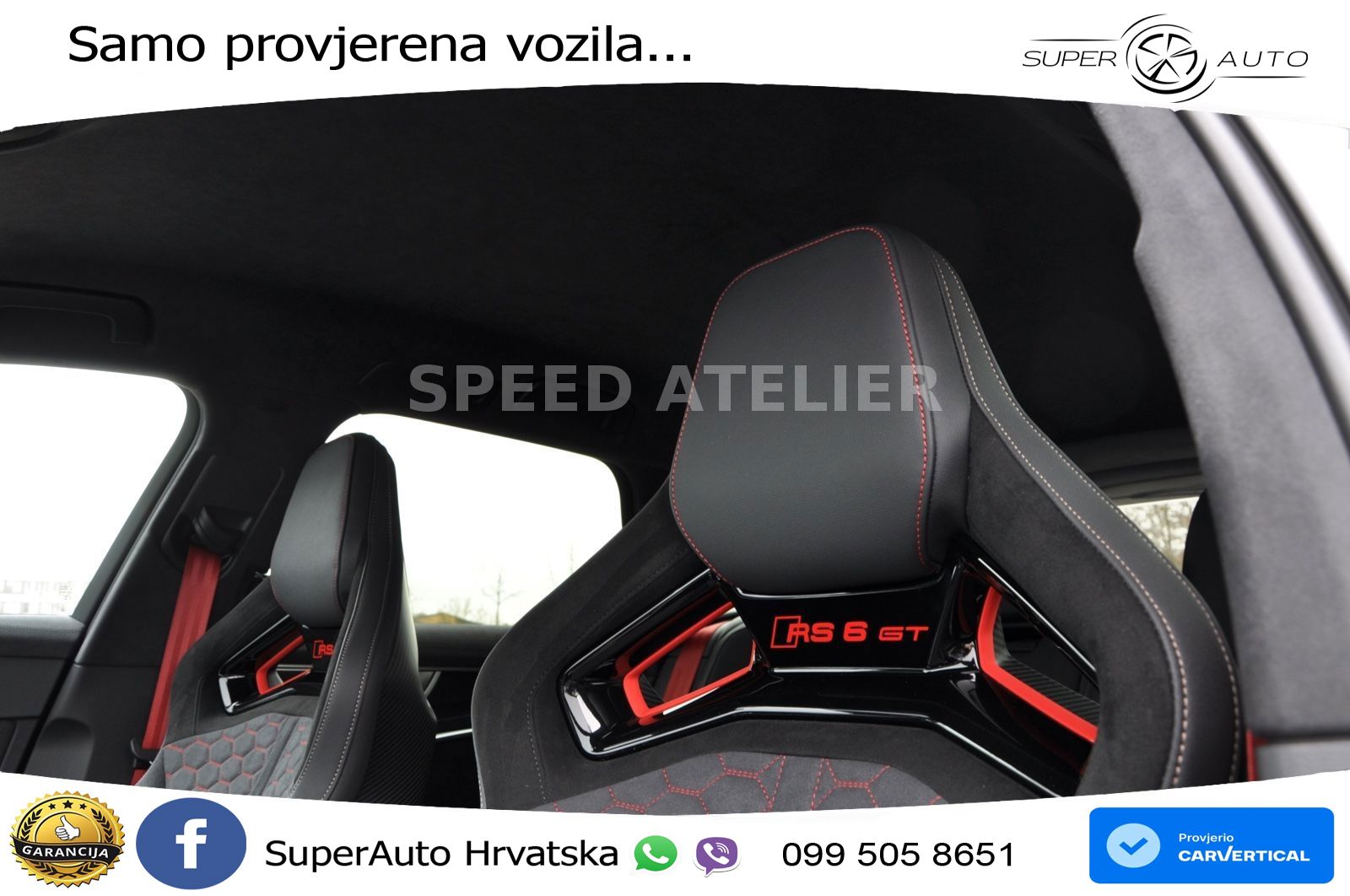 Audi RS6 Avant GT 4.0 TFSI V8 (630 KS) quattro tiptronic LED+GR SJED+ACC