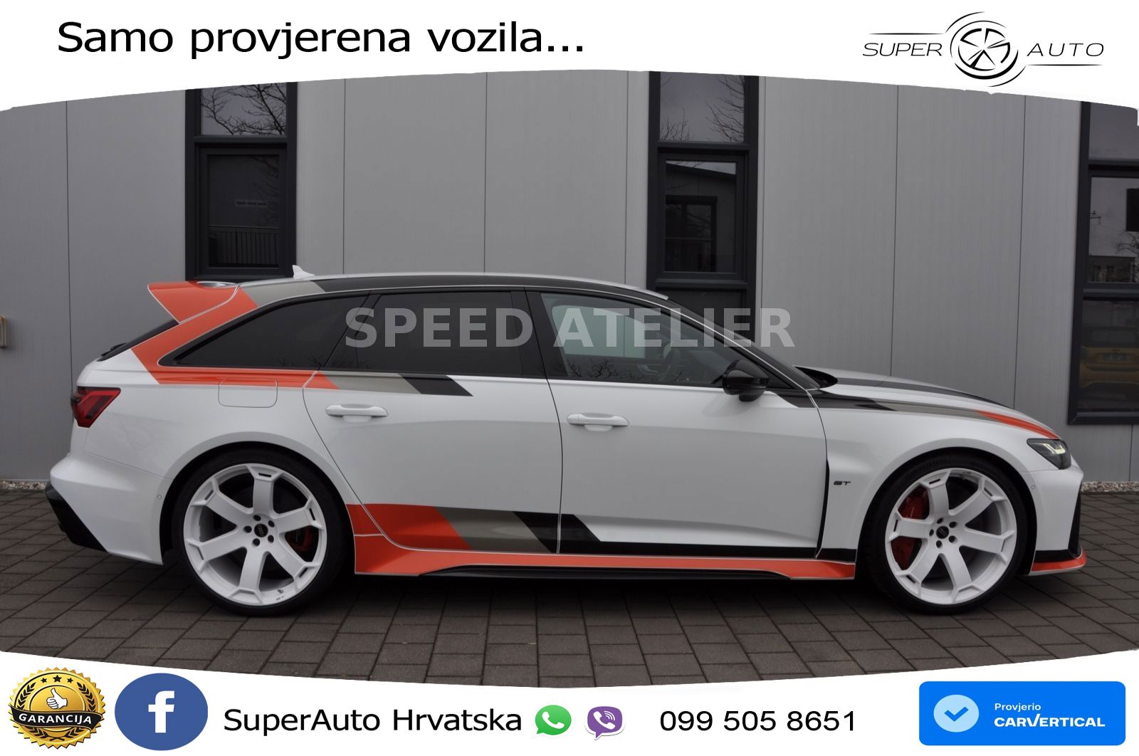 Audi RS6 Avant GT 4.0 TFSI V8 (630 KS) quattro tiptronic LED+GR SJED+ACC