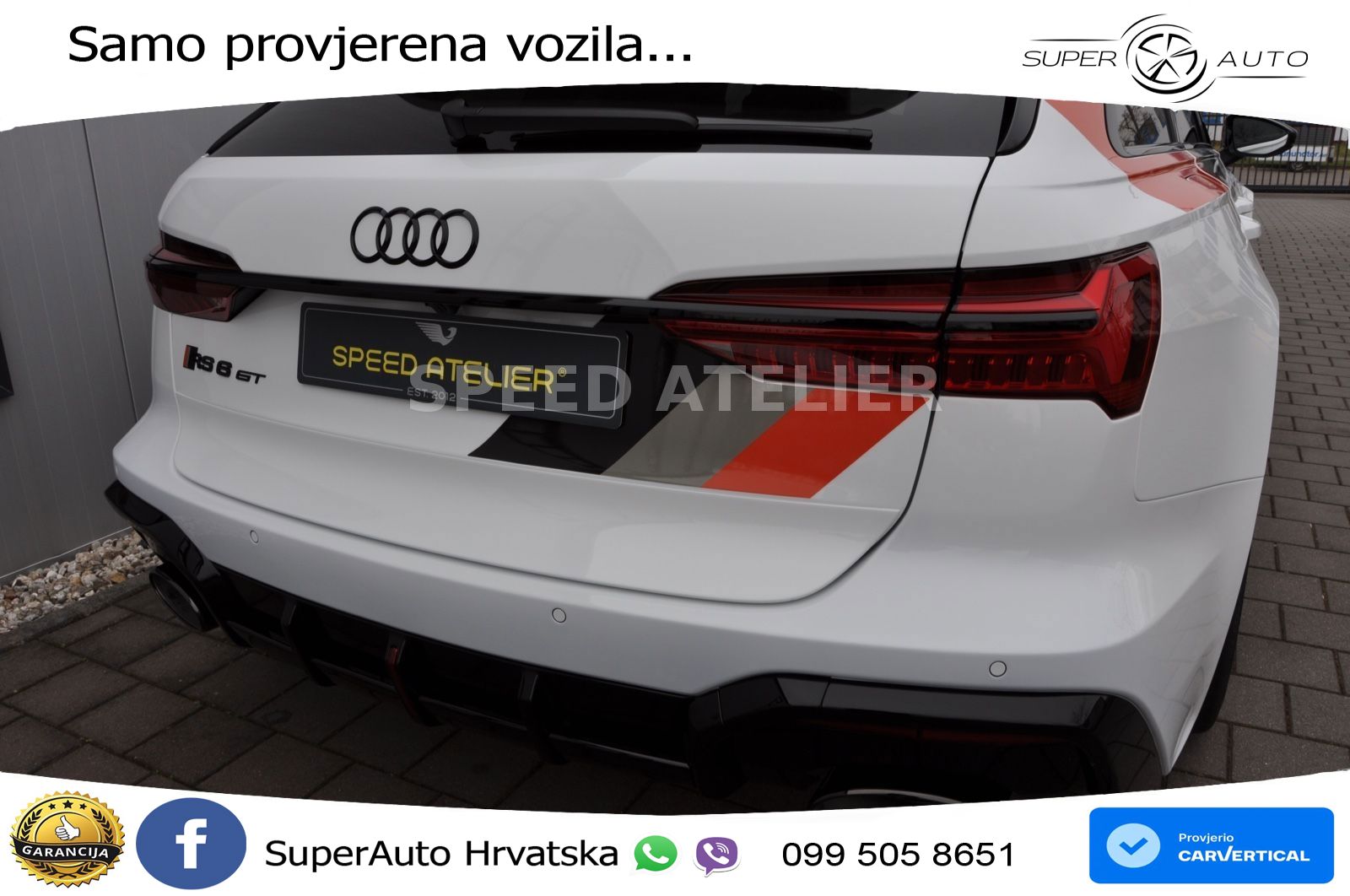 Audi RS6 Avant GT 4.0 TFSI V8 (630 KS) quattro tiptronic LED+GR SJED+ACC