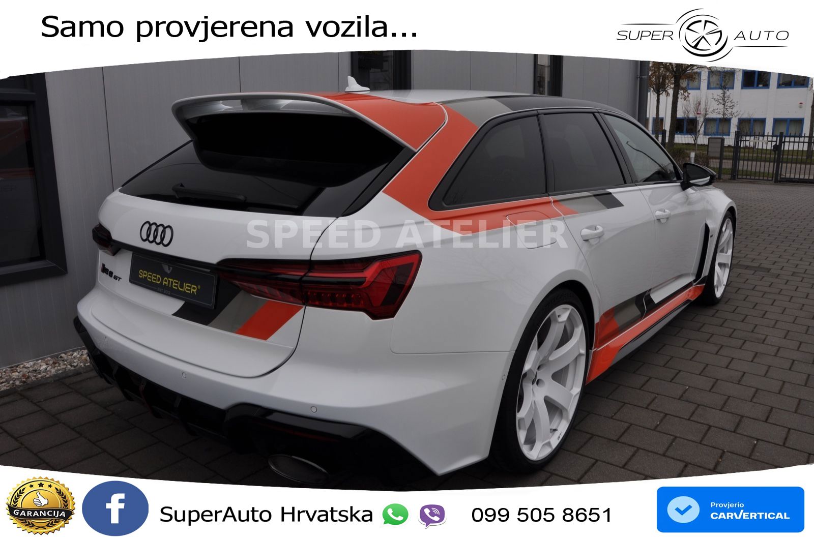 Audi RS6 Avant GT 4.0 TFSI V8 (630 KS) quattro tiptronic LED+GR SJED+ACC