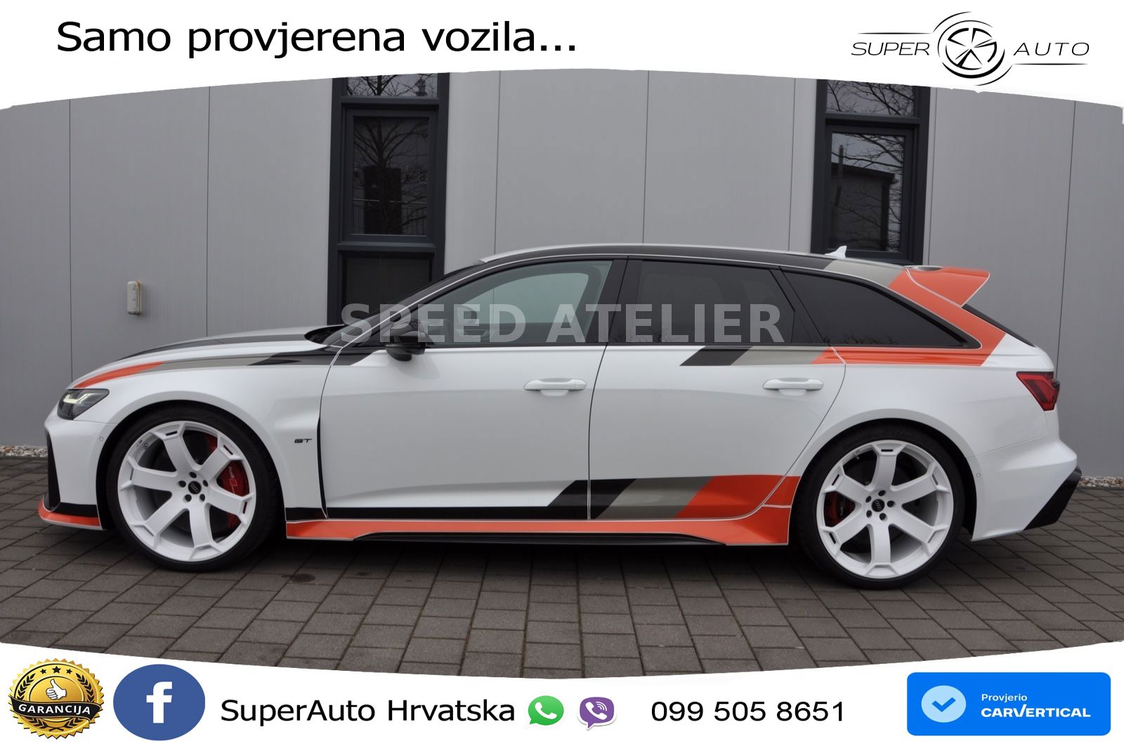 Audi RS6 Avant GT 4.0 TFSI V8 (630 KS) quattro tiptronic LED+GR SJED+ACC