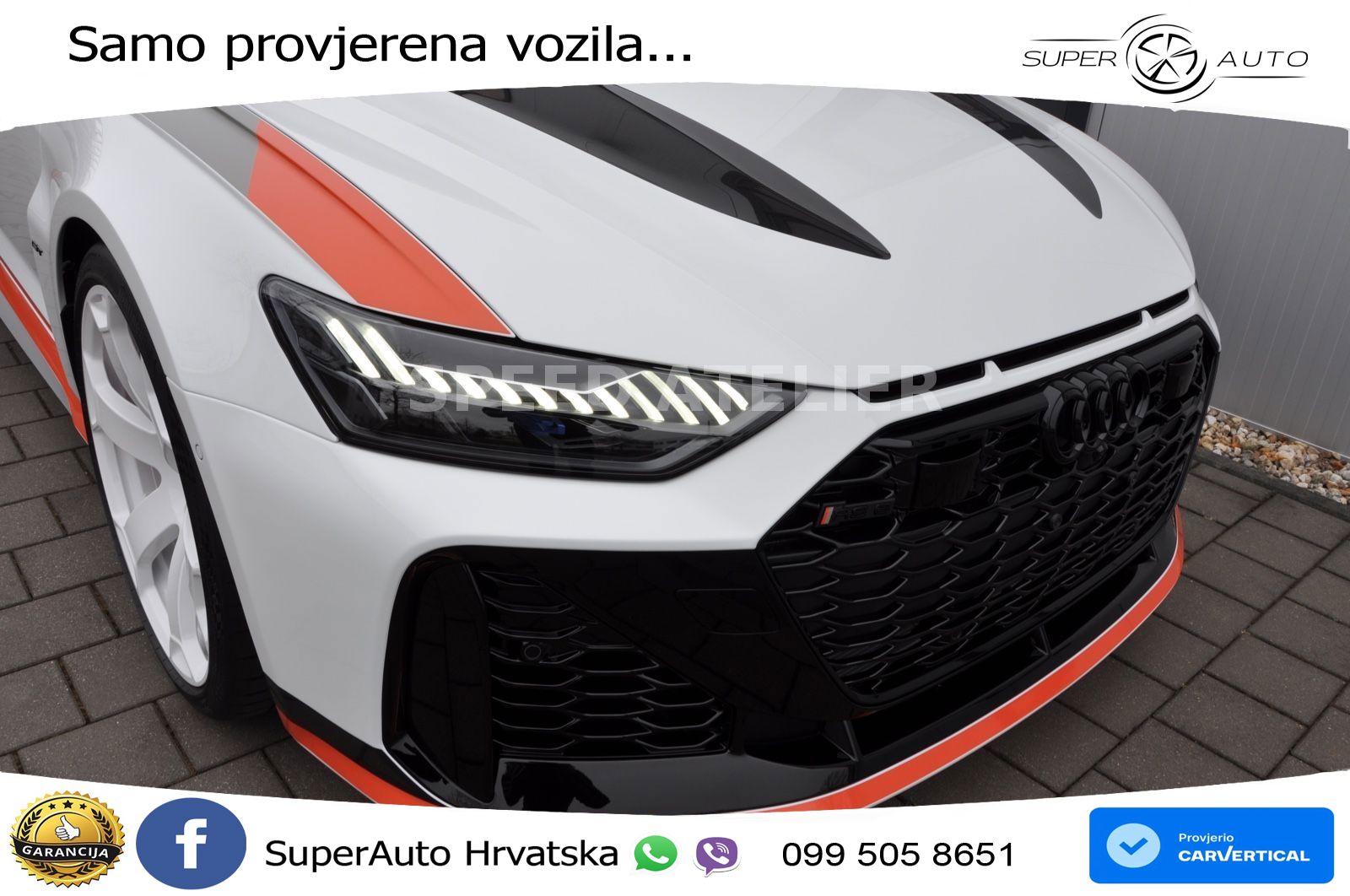 Audi RS6 Avant GT 4.0 TFSI V8 (630 KS) quattro tiptronic LED+GR SJED+ACC