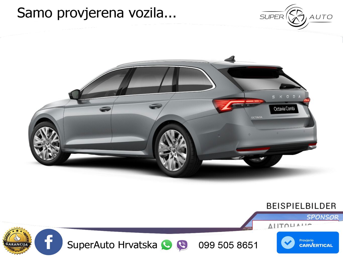 Škoda Octavia Combi 1.5 TSI (150 KS) DSG LED+GR SJED+ACC