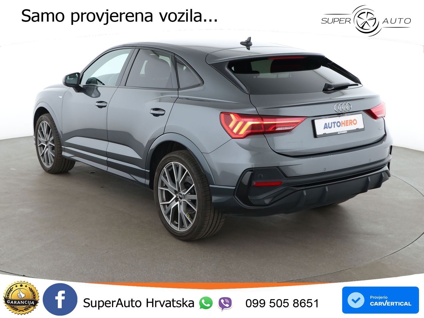 Audi Q3 Sportback 40 TFSI (190 KS) quattro S tronic S line LED+GR SJED+ACC