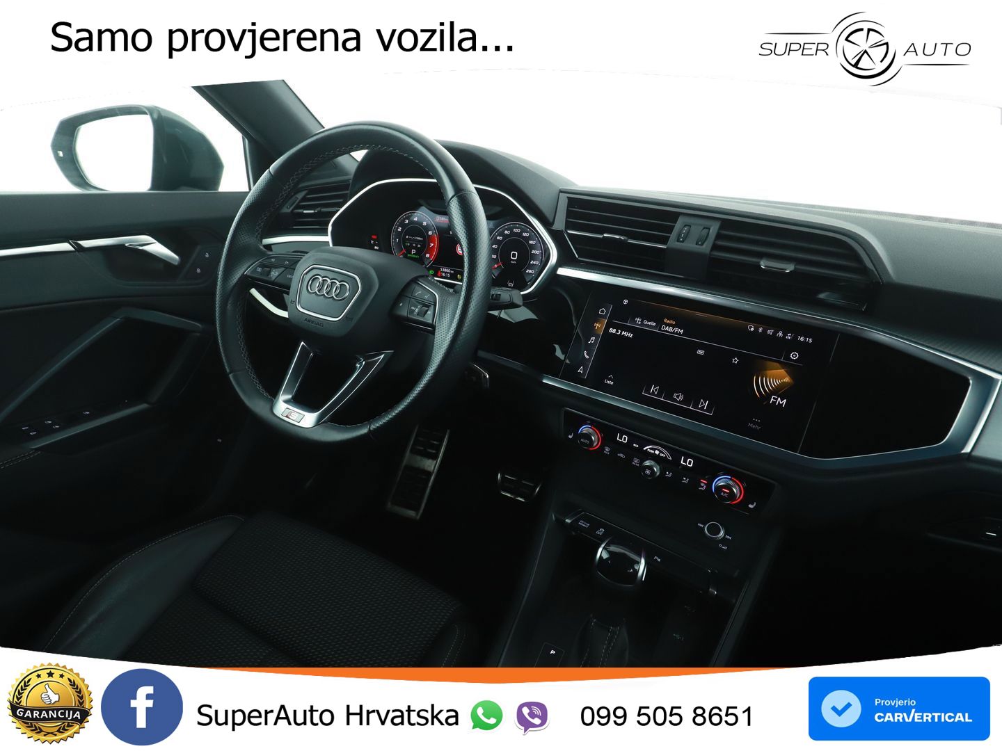 Audi Q3 Sportback 40 TFSI (190 KS) quattro S tronic S line LED+GR SJED+ACC