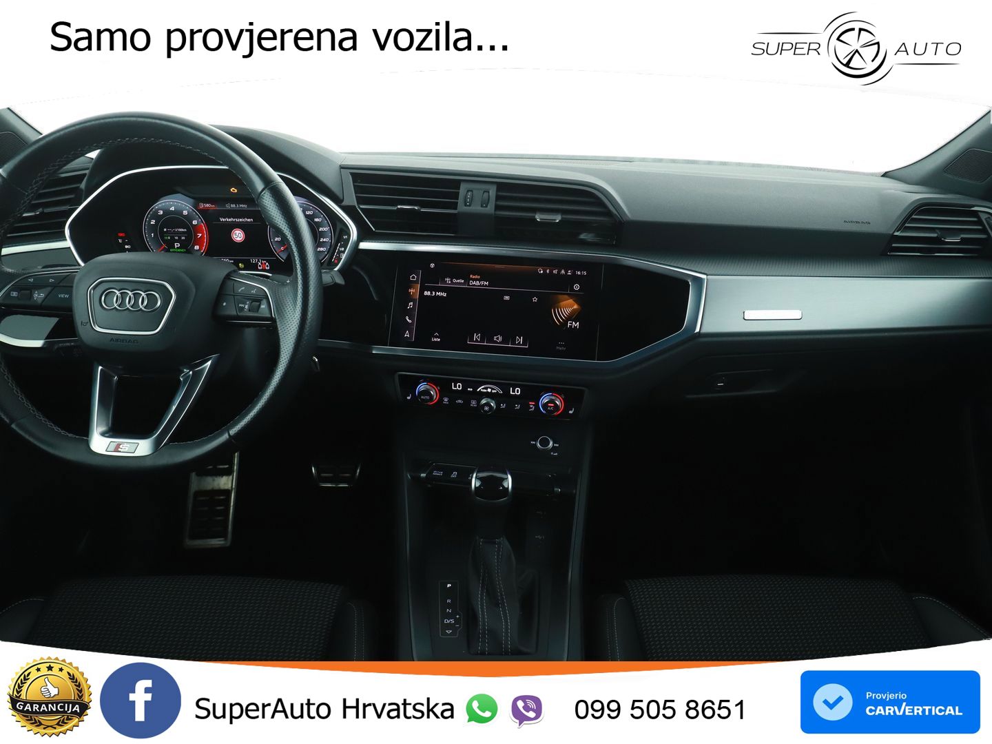 Audi Q3 Sportback 40 TFSI (190 KS) quattro S tronic S line LED+GR SJED+ACC