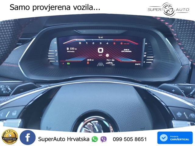Škoda Octavia Combi RS 2.0 TDI (200 KS) 4x4 DSG LED+GR SJED+ACC