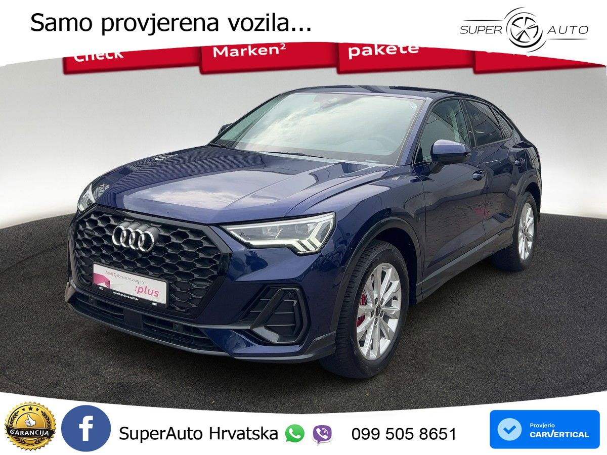 Audi Q3 II Sportback 40 TFSI (190 KS) quattro S tronic LED+GR SJED+ACC