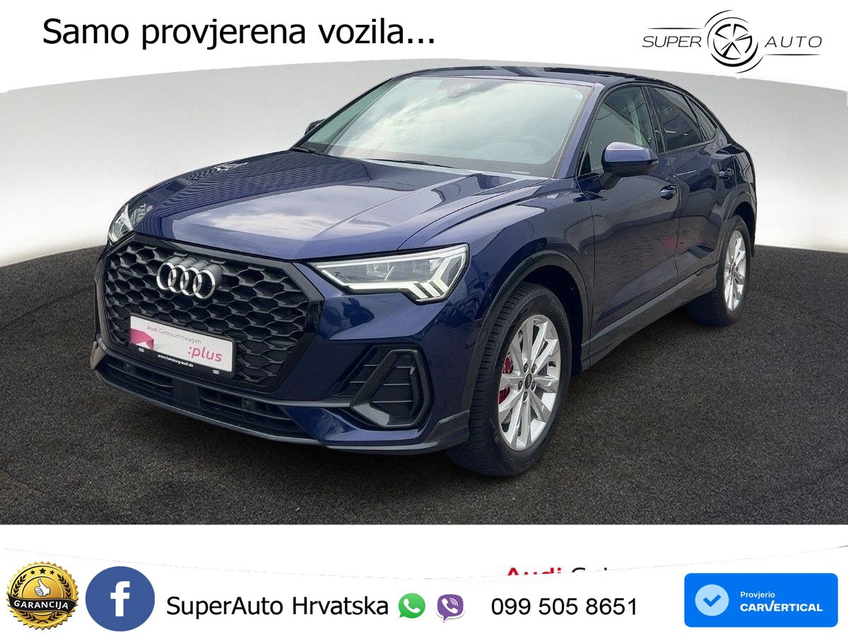 Audi Q3 II Sportback 40 TFSI (190 KS) quattro S tronic LED+GR SJED+ACC