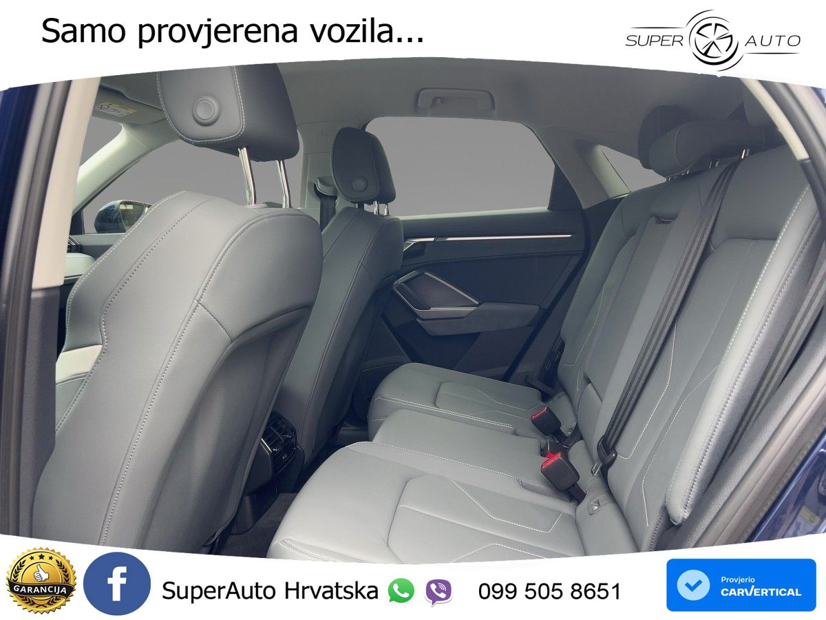 Audi Q3 II Sportback 40 TFSI (190 KS) quattro S tronic LED+GR SJED+ACC