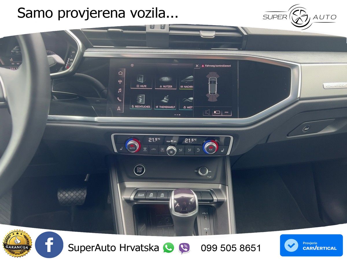 Audi Q3 II Sportback 40 TFSI (190 KS) quattro S tronic LED+GR SJED+ACC