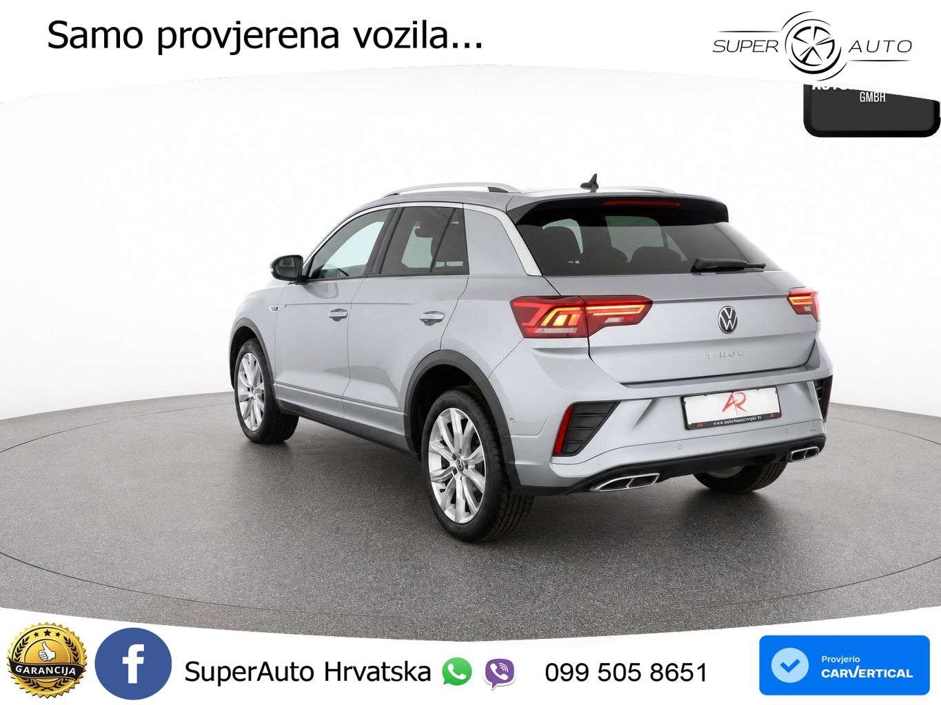 Volkswagen T-Roc 1.5 TSI (150 KS) DSG R-Line LED+GR SJED+ACC