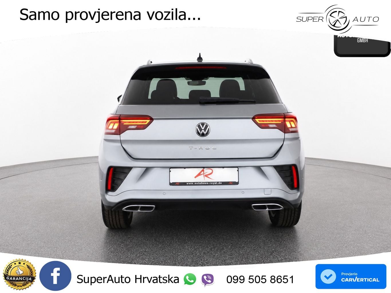 Volkswagen T-Roc 1.5 TSI (150 KS) DSG R-Line LED+GR SJED+ACC