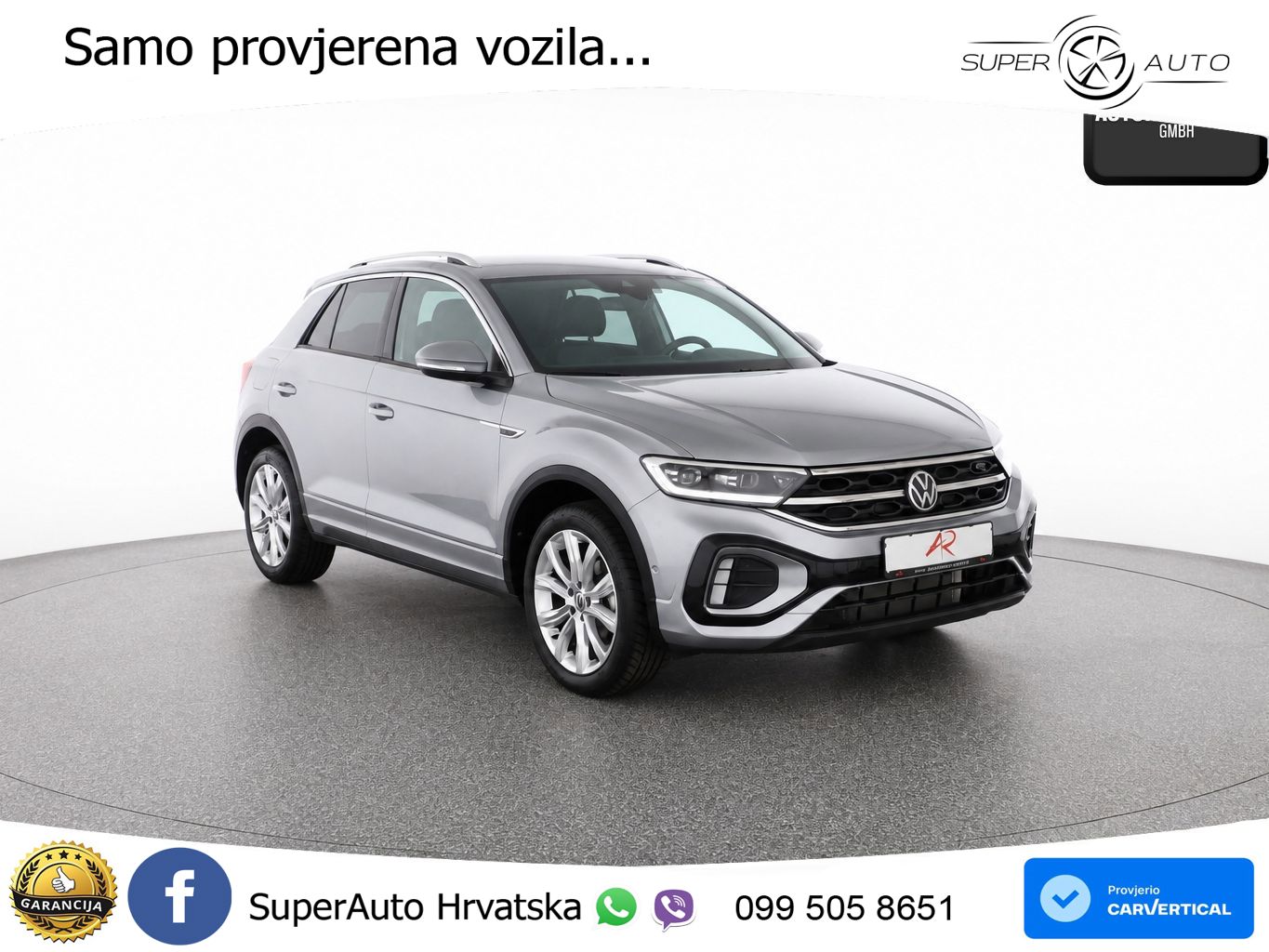 Volkswagen T-Roc 1.5 TSI (150 KS) DSG R-Line LED+GR SJED+ACC