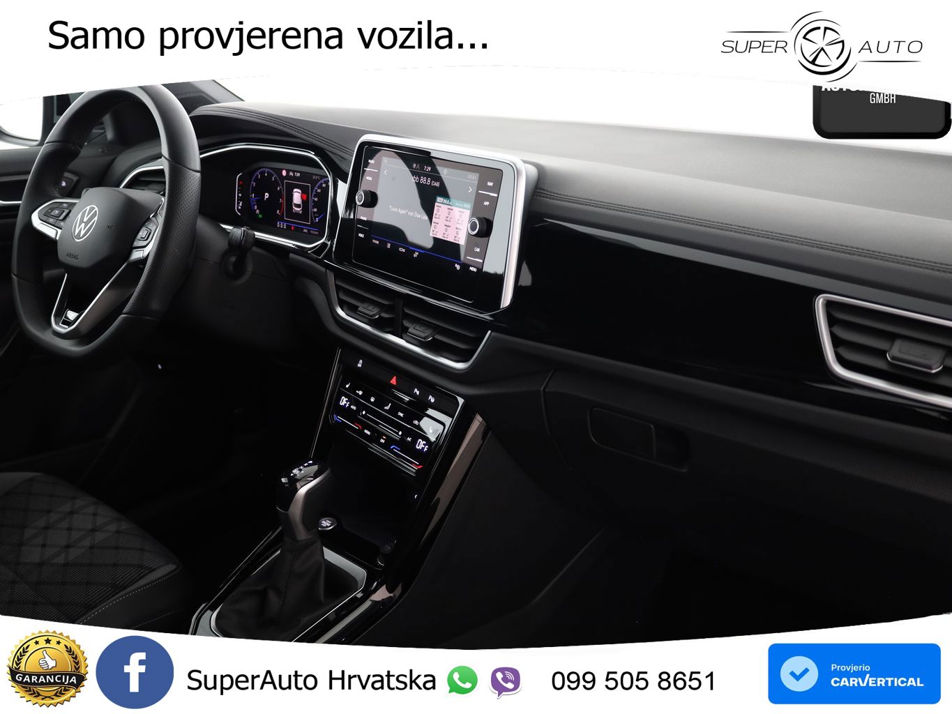 Volkswagen T-Roc 1.5 TSI (150 KS) DSG R-Line LED+GR SJED+ACC