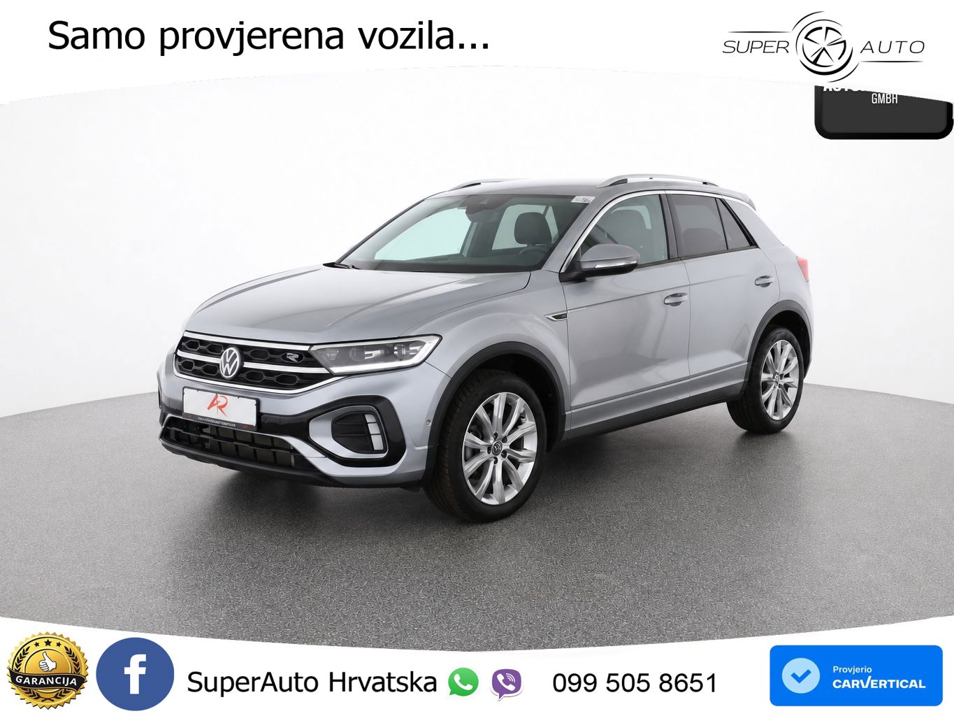 Volkswagen T-Roc 1.5 TSI (150 KS) DSG R-Line LED+GR SJED+ACC