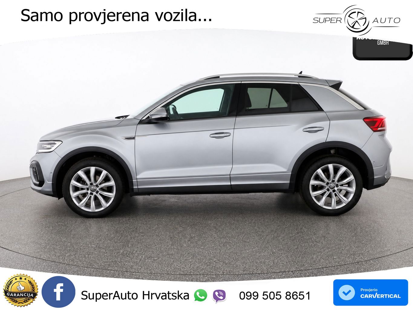 Volkswagen T-Roc 1.5 TSI (150 KS) DSG R-Line LED+GR SJED+ACC