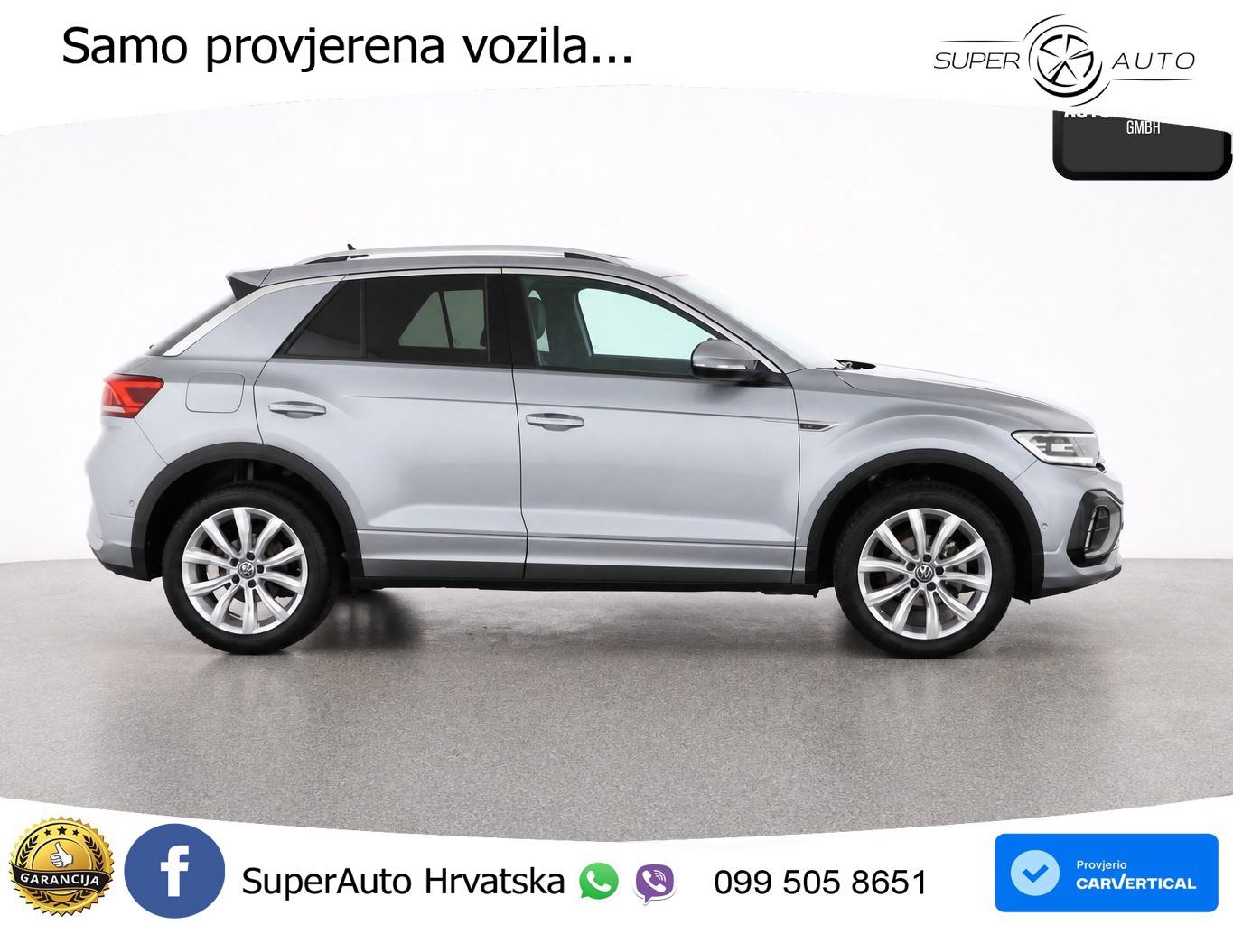 Volkswagen T-Roc 1.5 TSI (150 KS) DSG R-Line LED+GR SJED+ACC